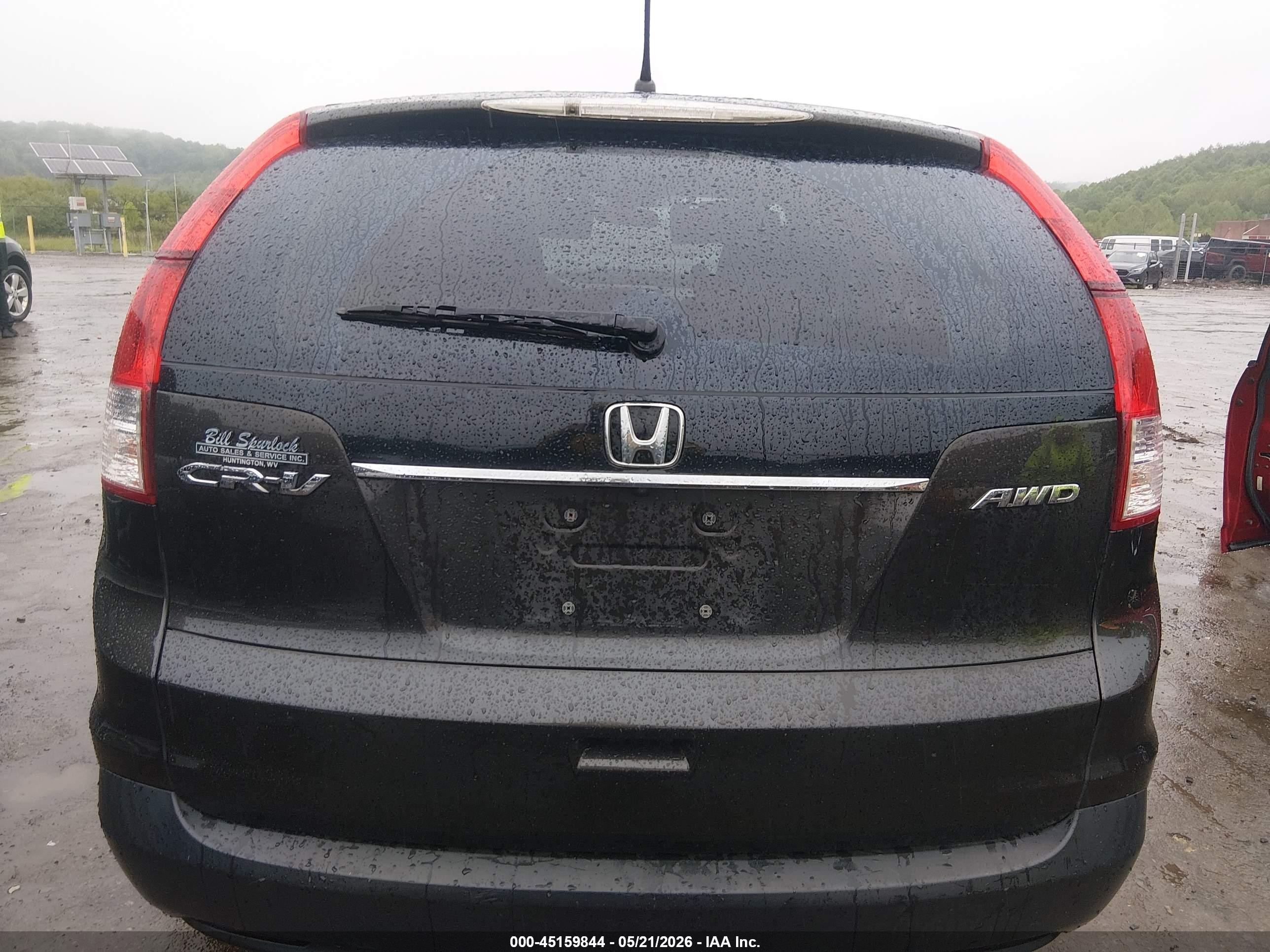 2013 Honda Cr-v Ex Black vin: 5J6RM4H59DL027120