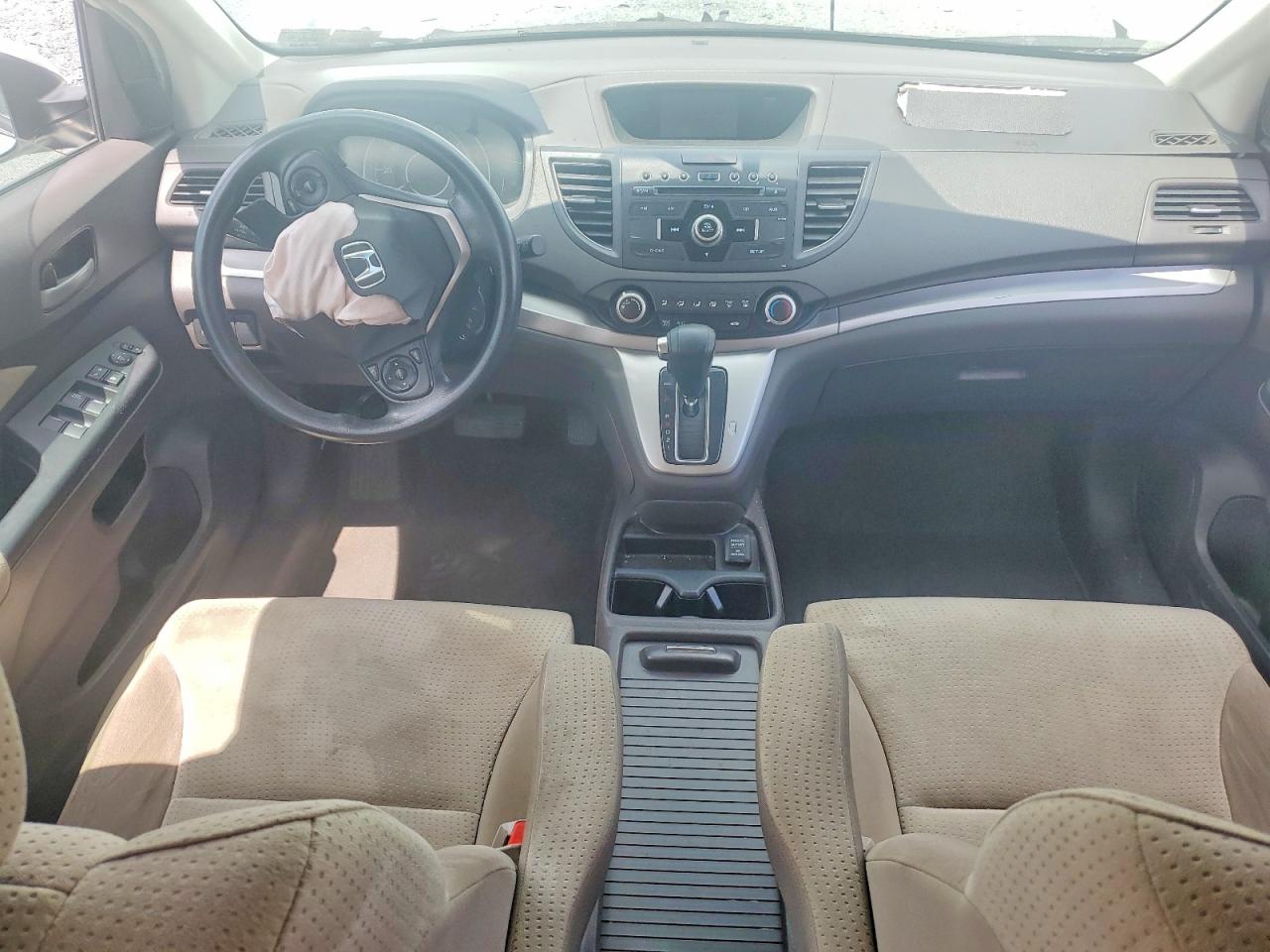 2013 Honda Cr-v Ex White vin: 5J6RM4H59DL037422