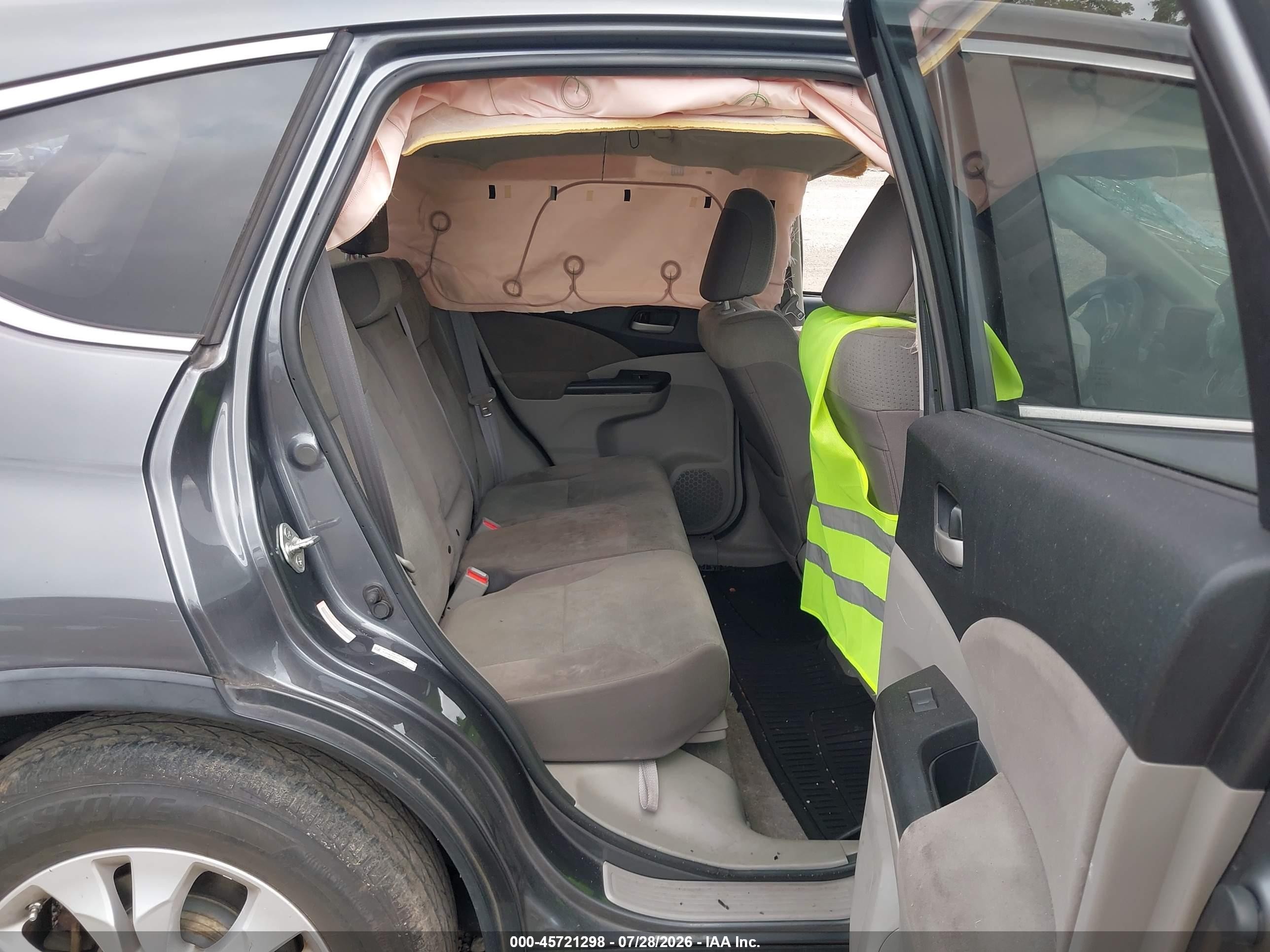 2013 Honda Cr-v Ex Gray vin: 5J6RM4H59DL051420