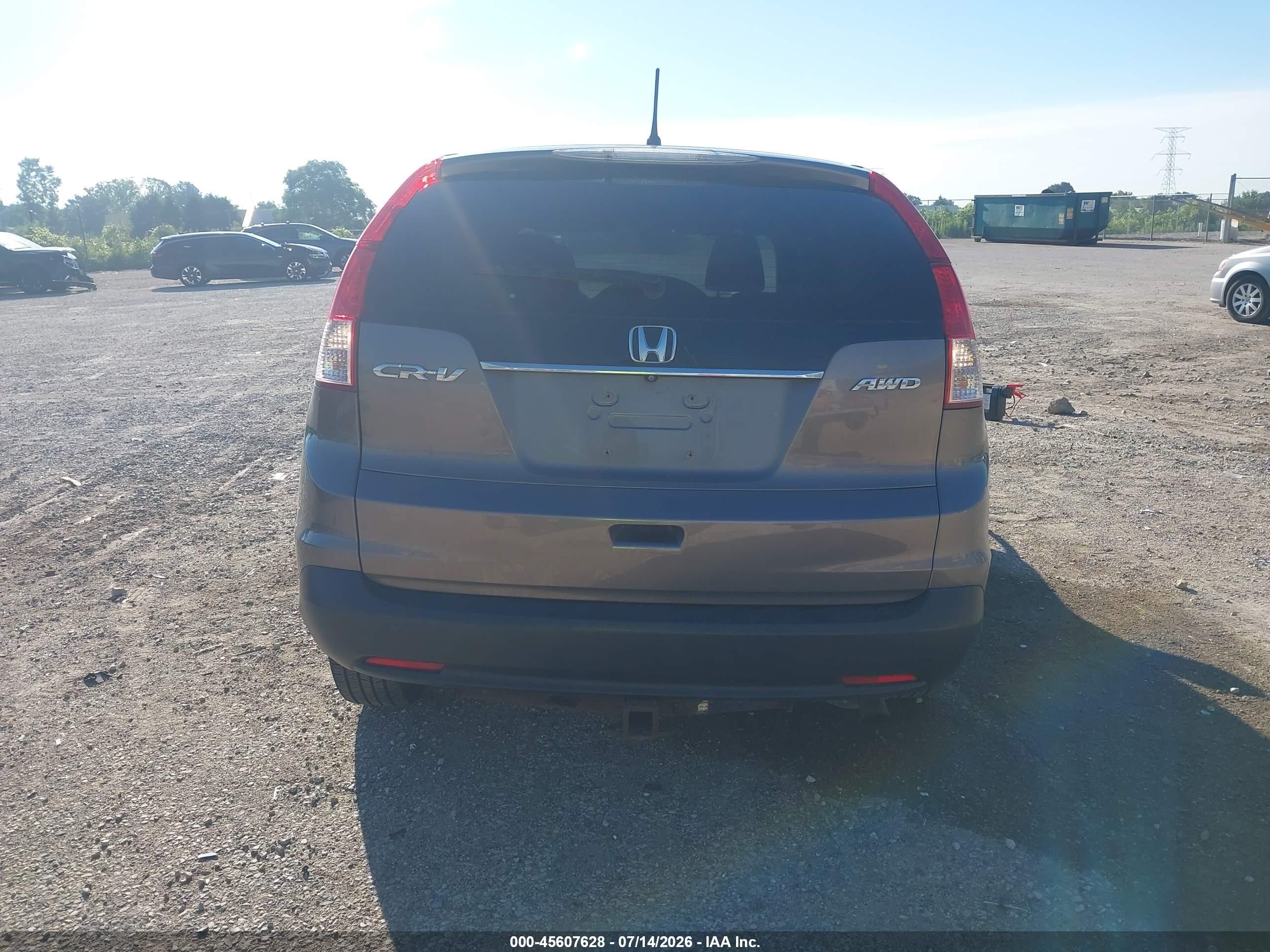 2013 Honda Cr-v Ex Gray vin: 5J6RM4H59DL056617