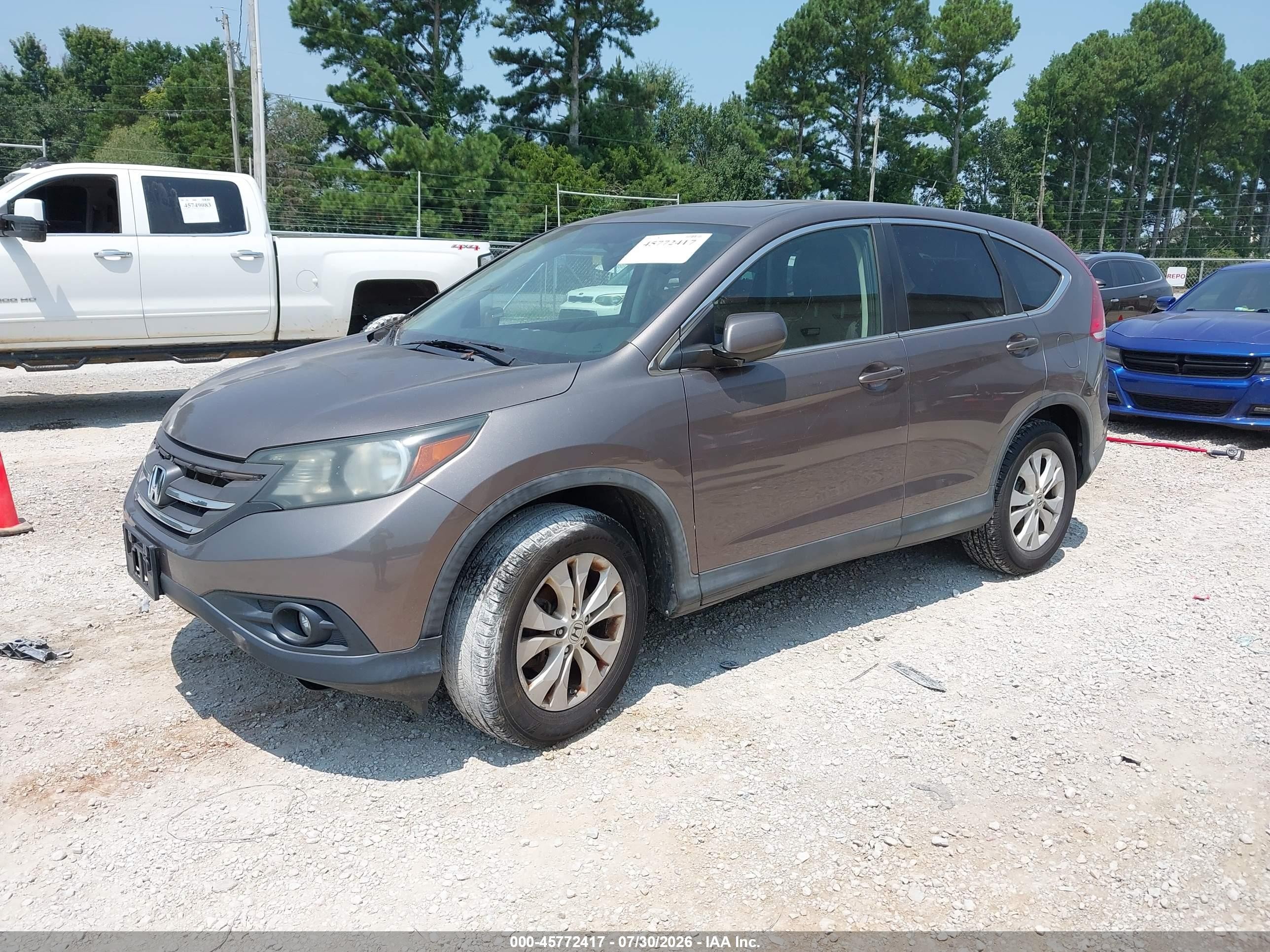 2013 Honda Cr-v Ex Silver vin: 5J6RM4H59DL056861