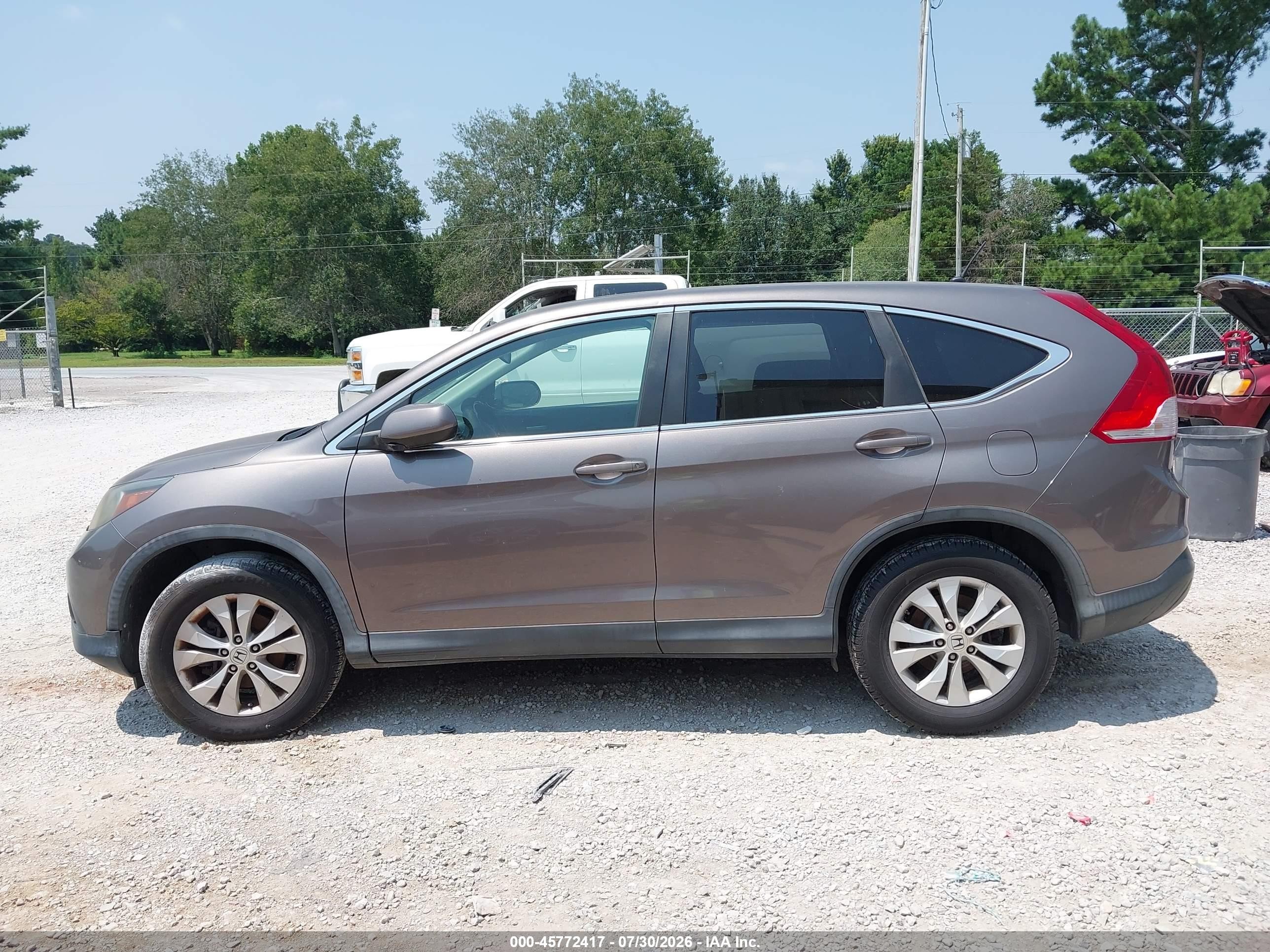 2013 Honda Cr-v Ex Silver vin: 5J6RM4H59DL056861