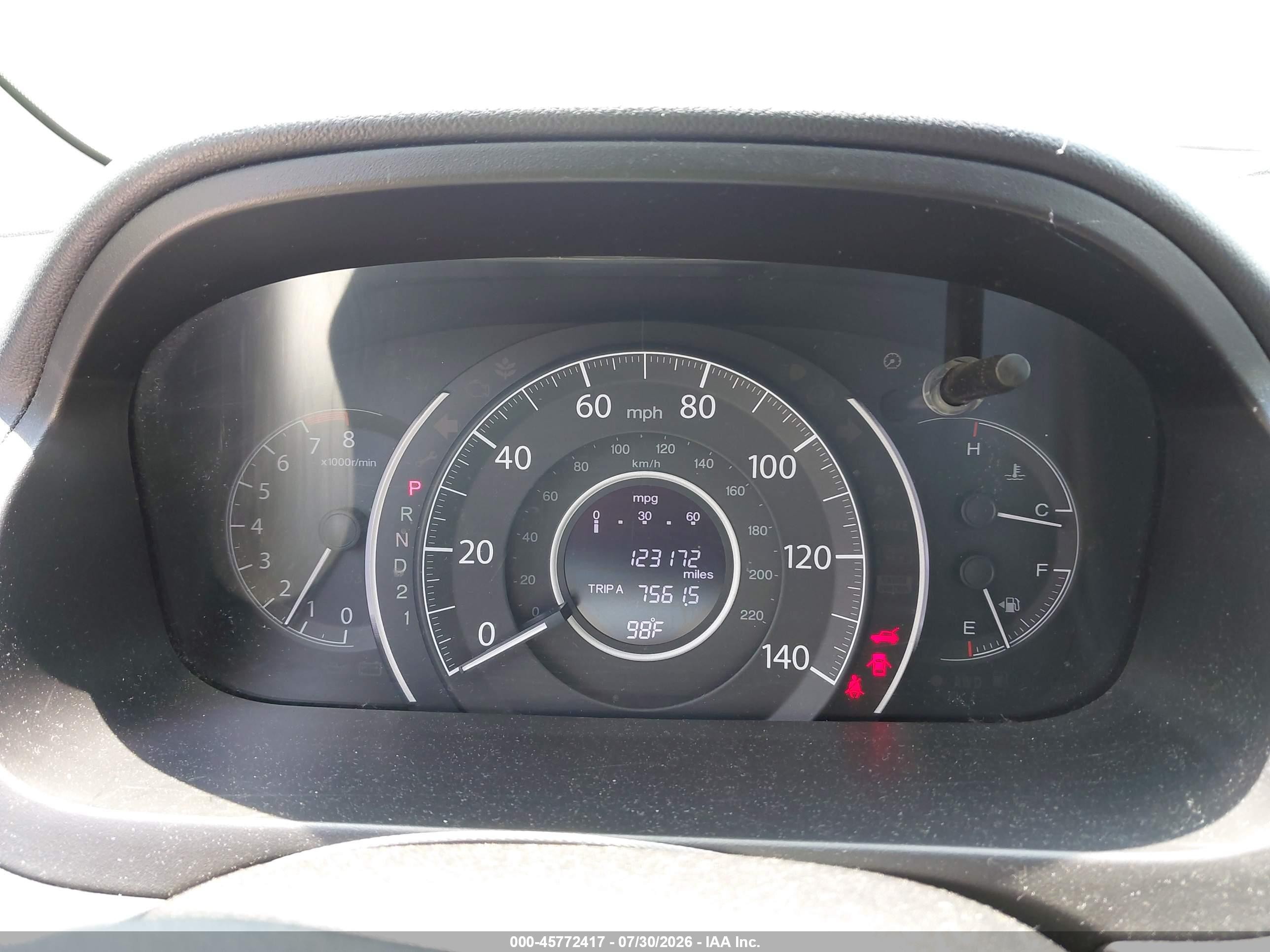 2013 Honda Cr-v Ex Silver vin: 5J6RM4H59DL056861