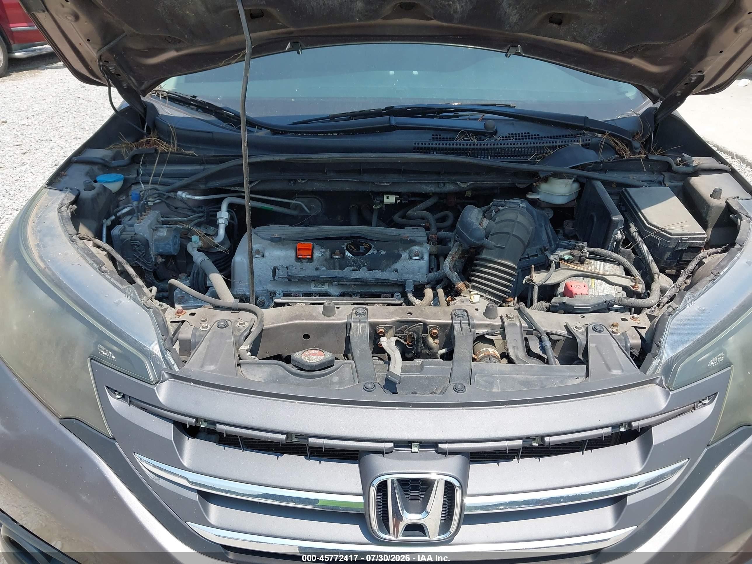 2013 Honda Cr-v Ex Silver vin: 5J6RM4H59DL056861