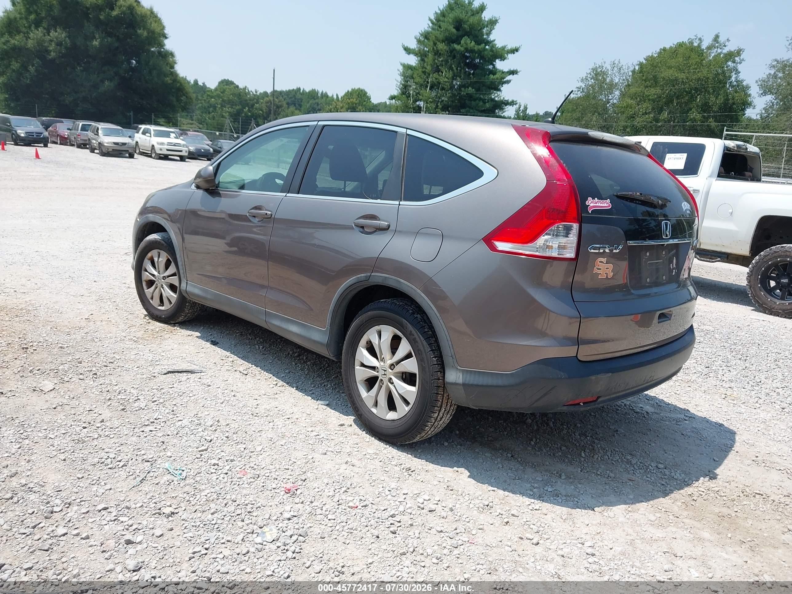 2013 Honda Cr-v Ex Silver vin: 5J6RM4H59DL056861
