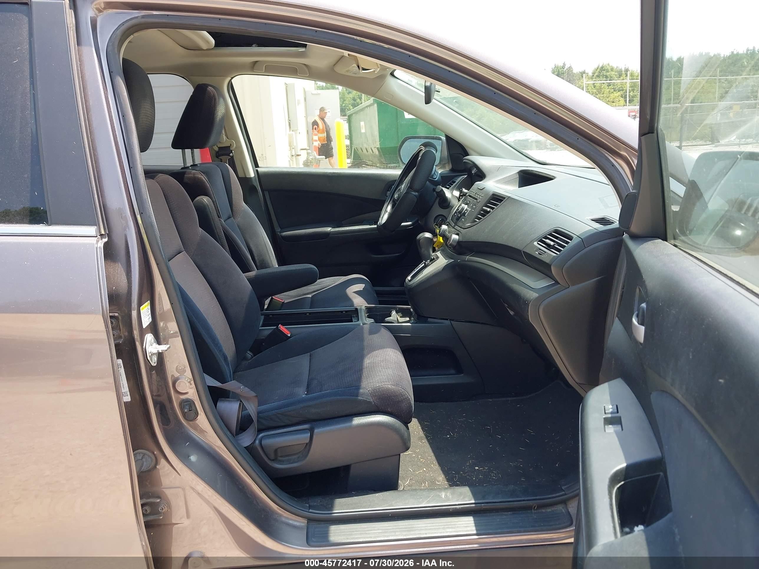 2013 Honda Cr-v Ex Silver vin: 5J6RM4H59DL056861