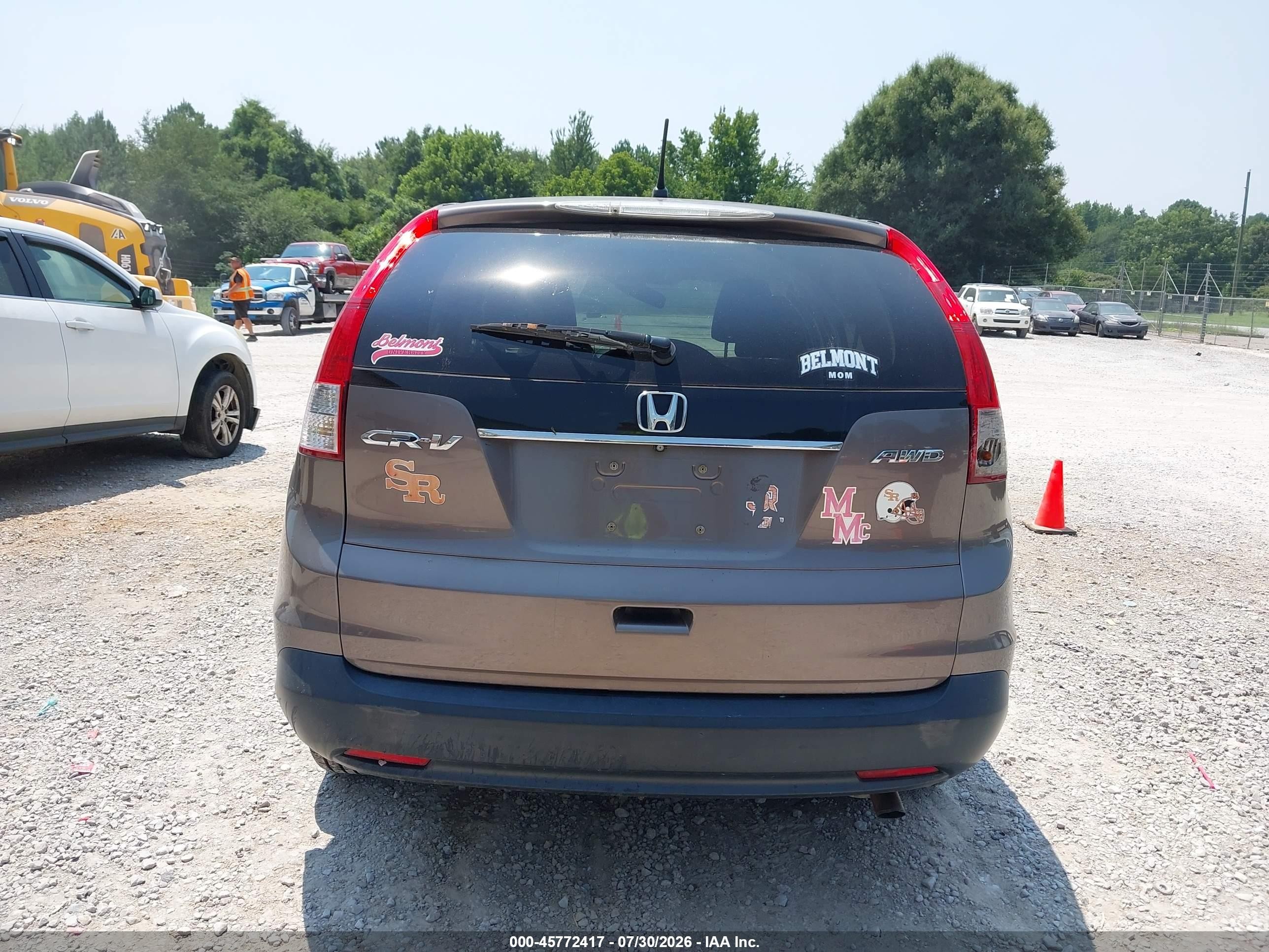 2013 Honda Cr-v Ex Silver vin: 5J6RM4H59DL056861