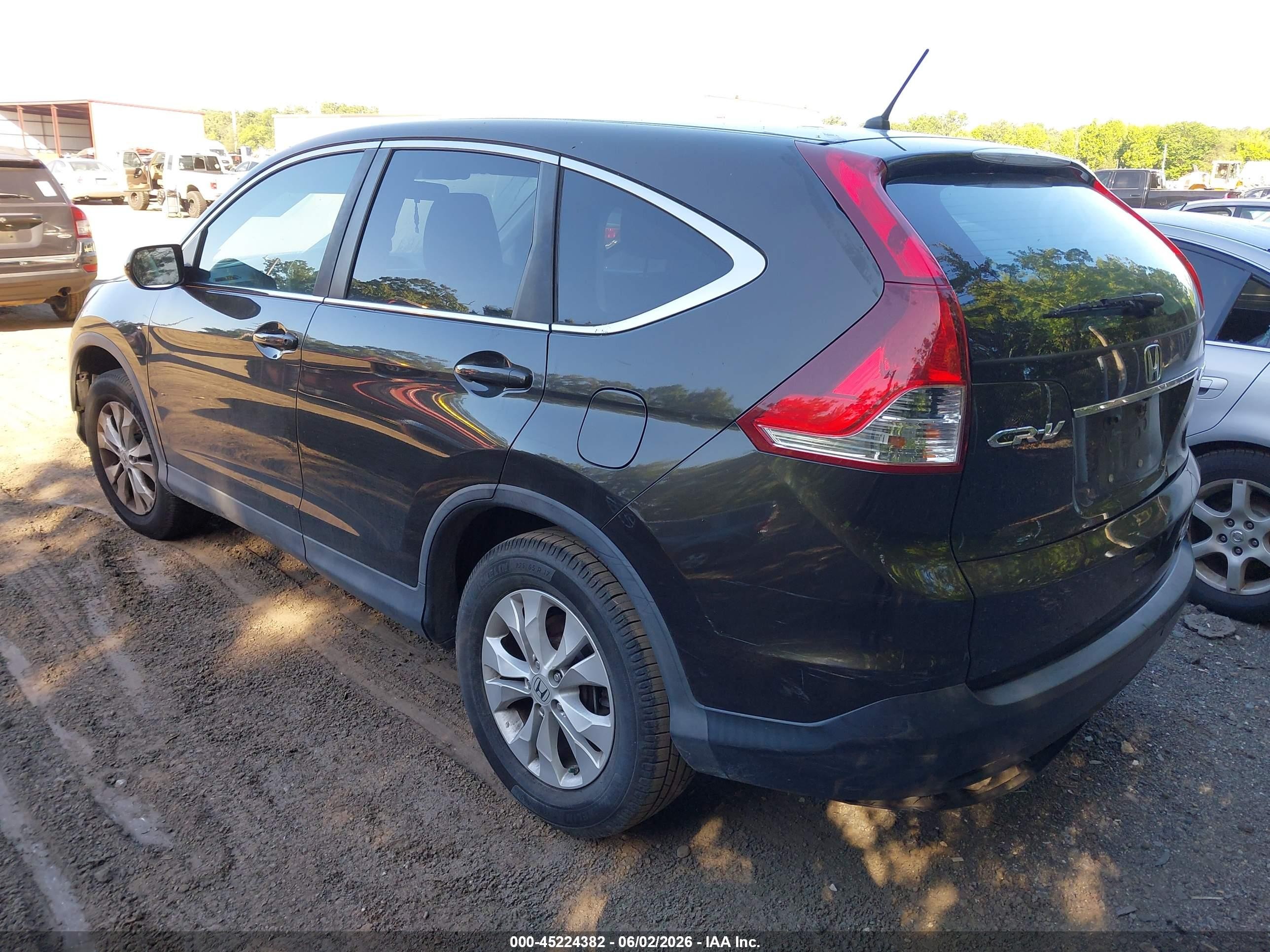 2013 Honda Cr-v Ex Black vin: 5J6RM4H59DL061154