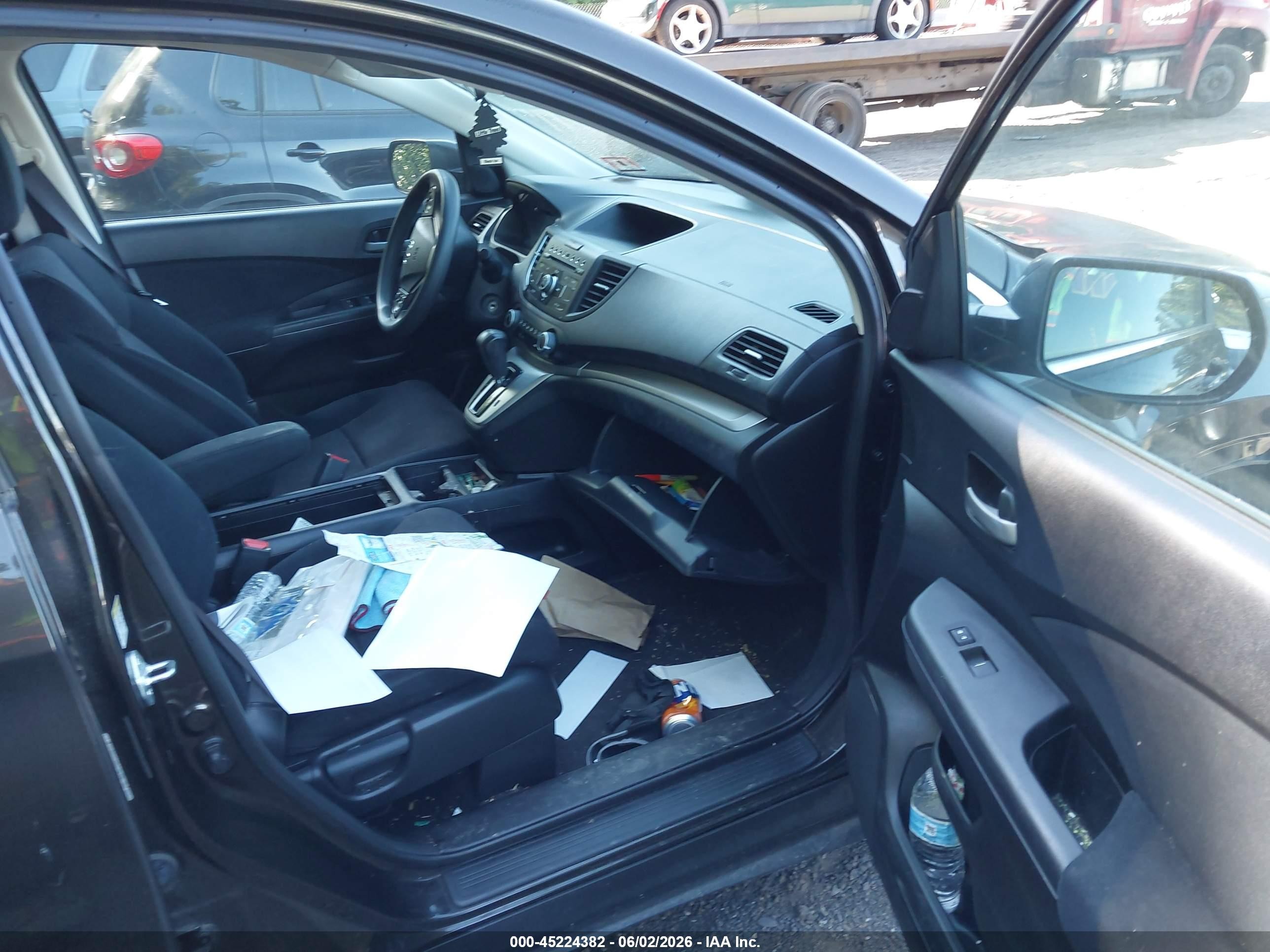 2013 Honda Cr-v Ex Black vin: 5J6RM4H59DL061154