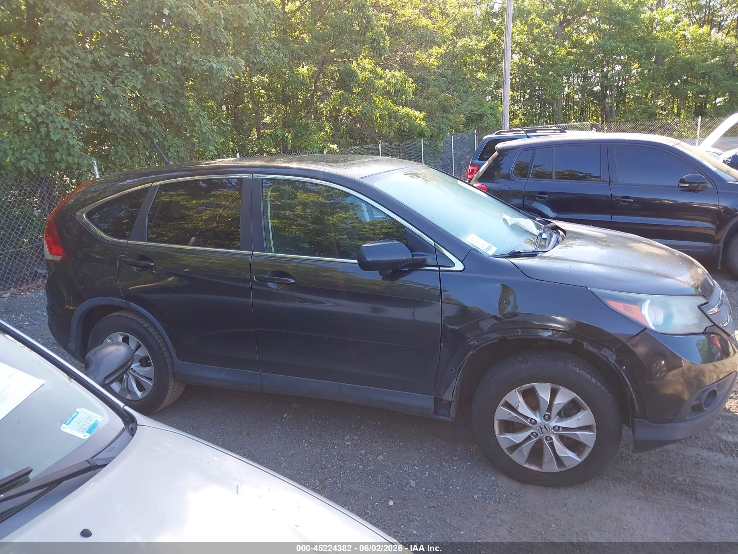 2013 Honda Cr-v Ex Black vin: 5J6RM4H59DL061154