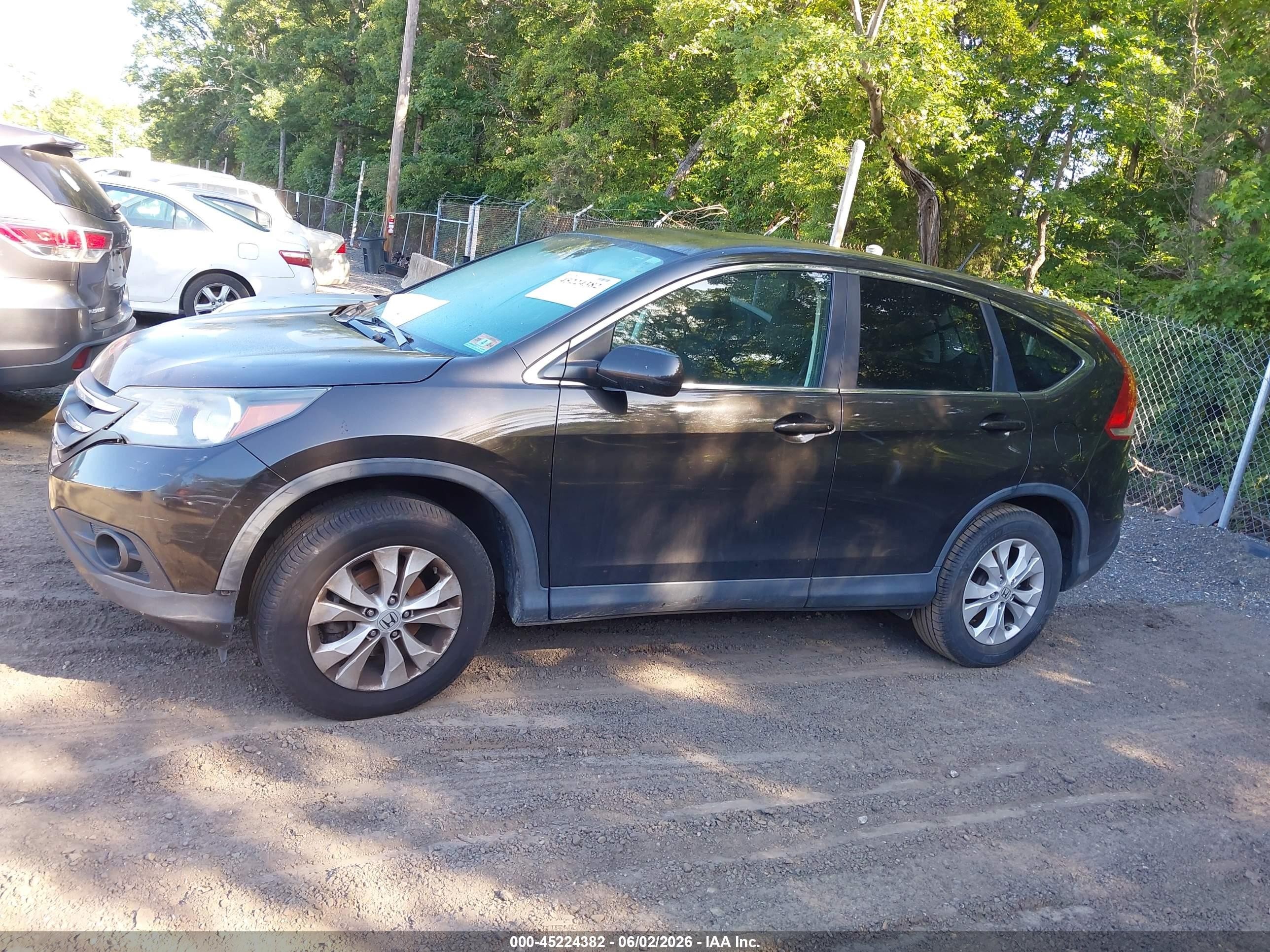 2013 Honda Cr-v Ex Black vin: 5J6RM4H59DL061154