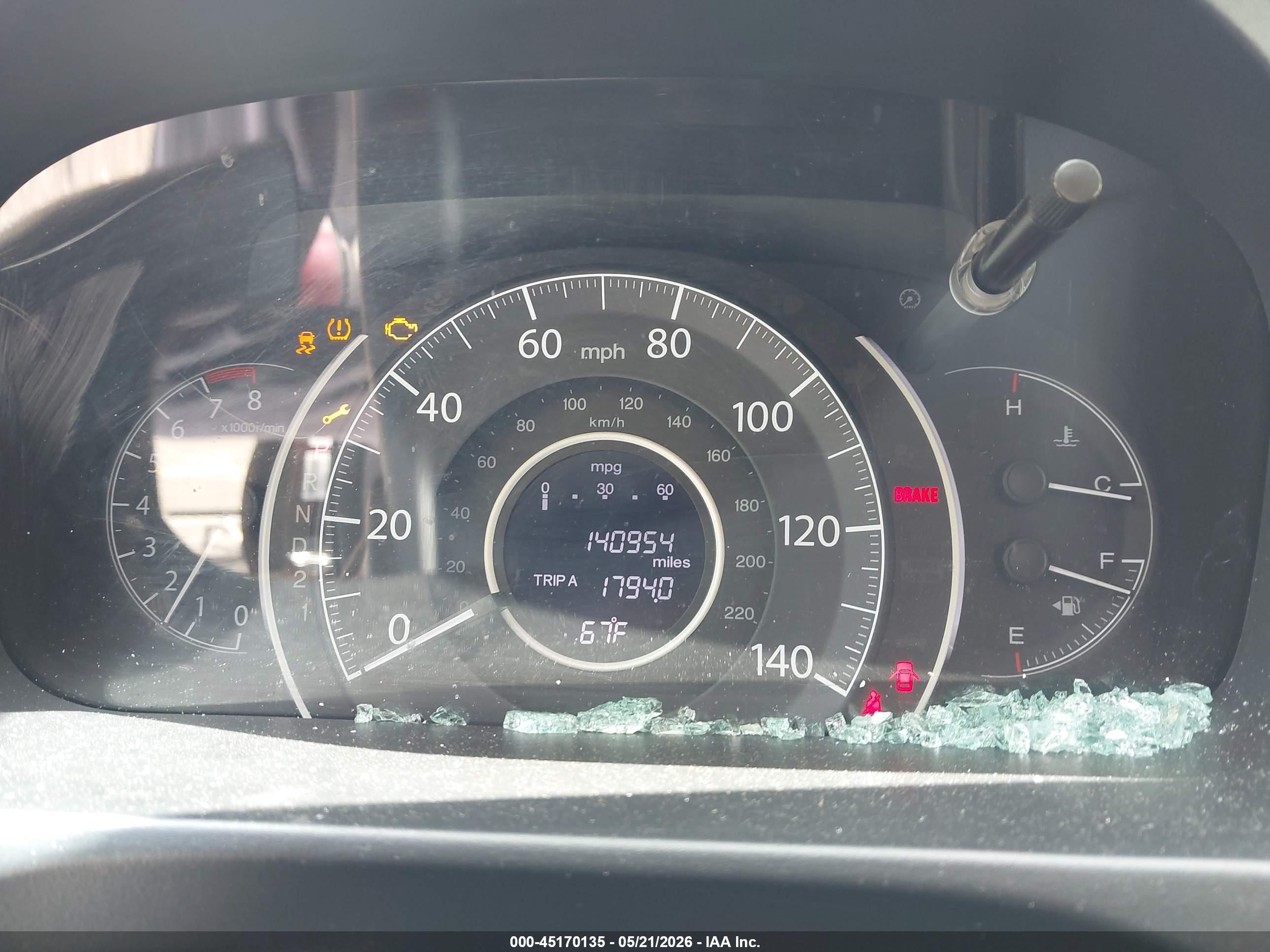 2014 Honda Cr-v Ex Фиолетовый vin: 5J6RM4H59EL030861