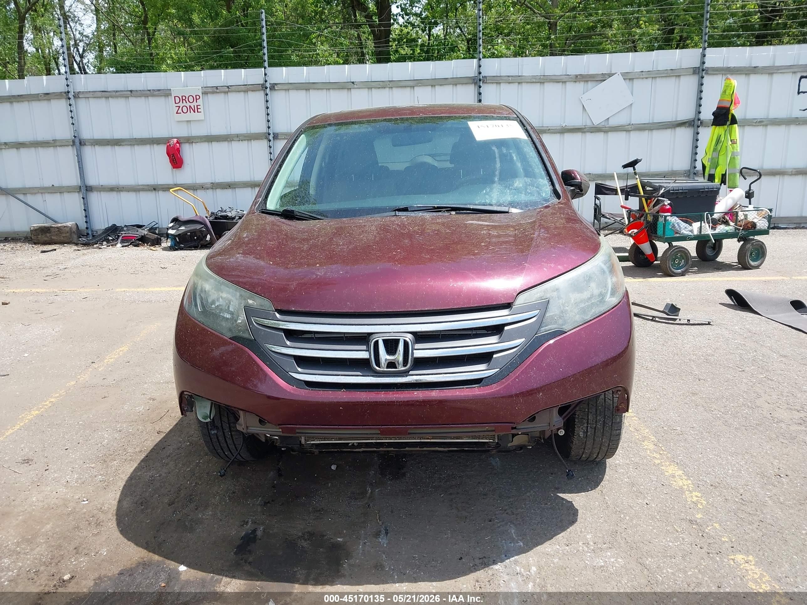 2014 Honda Cr-v Ex Фиолетовый vin: 5J6RM4H59EL030861