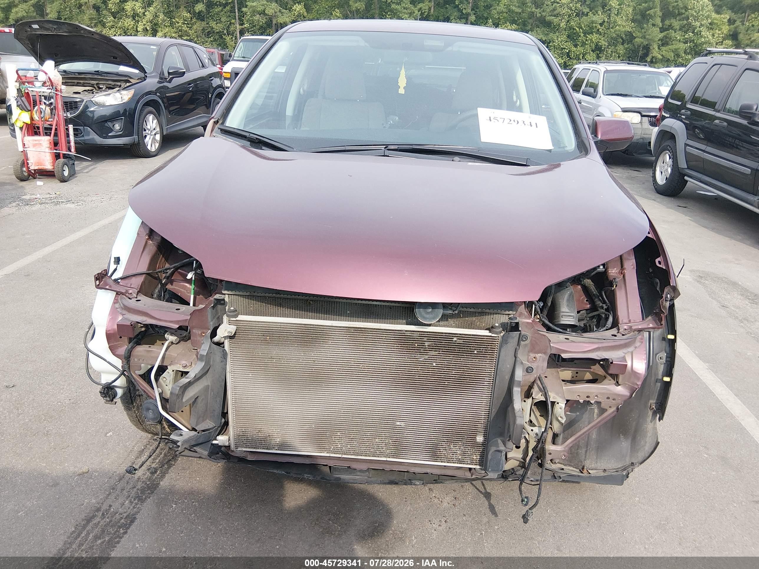 2014 Honda Cr-v Ex Burgundy vin: 5J6RM4H59EL098867