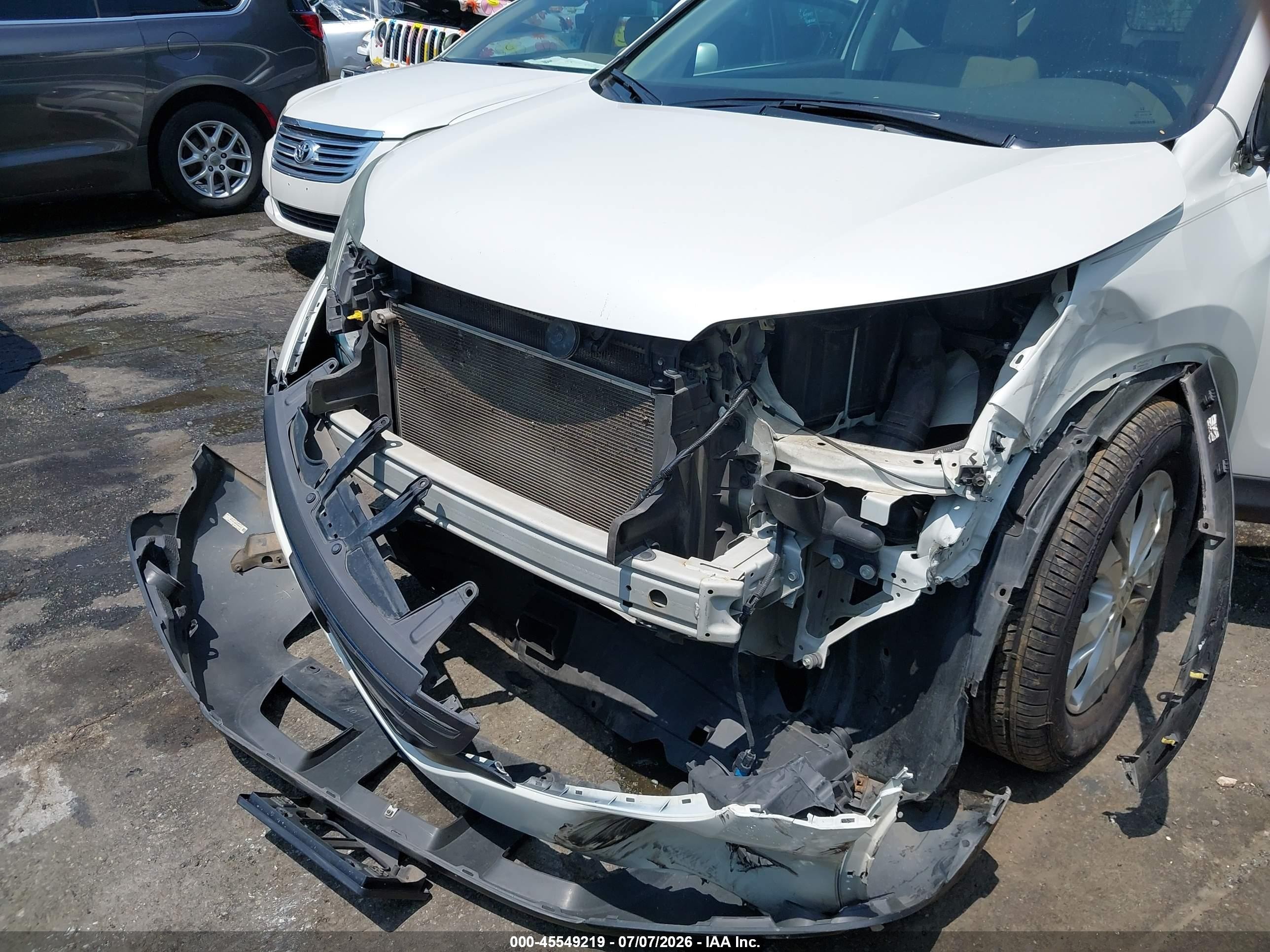 2014 Honda Cr-v Ex White vin: 5J6RM4H59EL102755