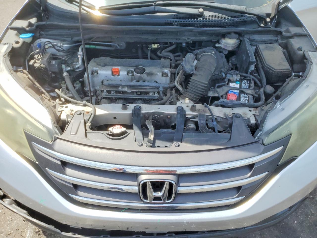 2014 Honda Cr-v Ex Silver vin: 5J6RM4H59EL108040
