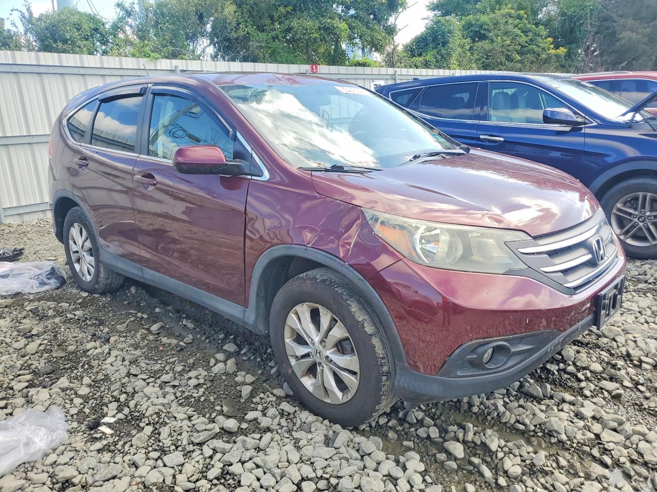 2014 Honda Cr-v Ex Maroon vin: 5J6RM4H59EL118213