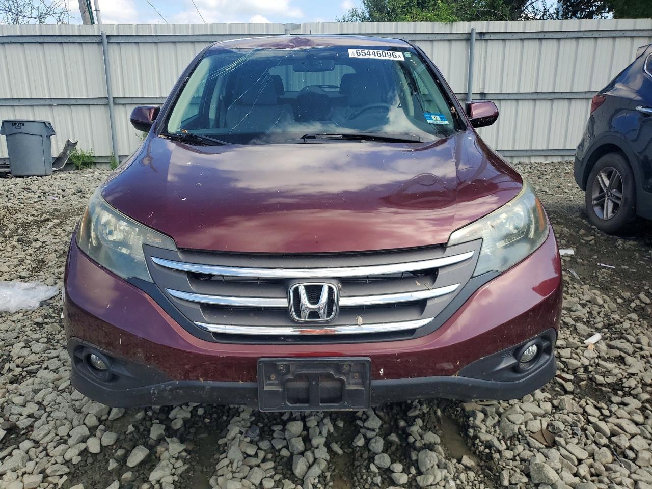 2014 Honda Cr-v Ex Maroon vin: 5J6RM4H59EL118213