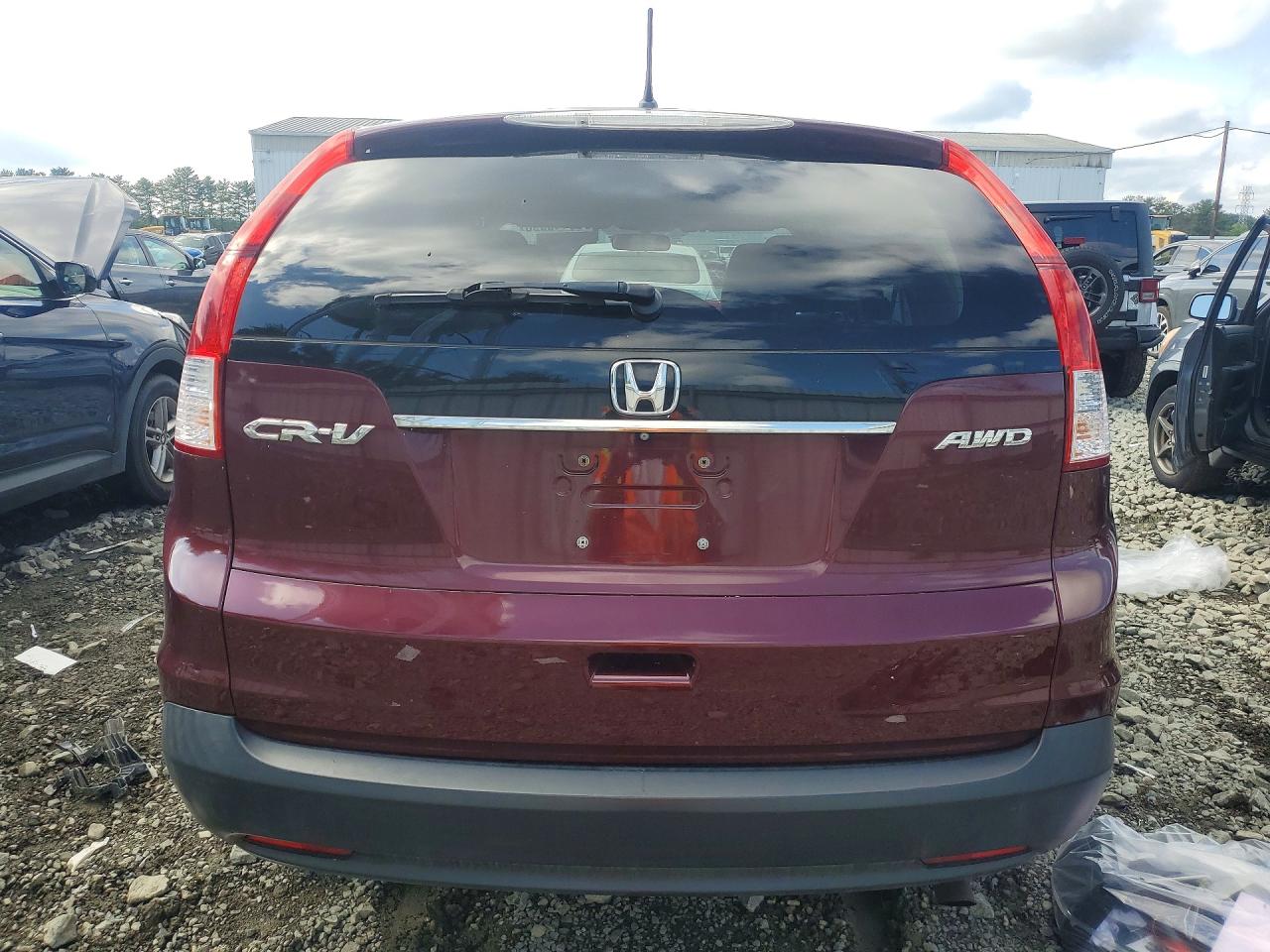 2014 Honda Cr-v Ex Maroon vin: 5J6RM4H59EL118213