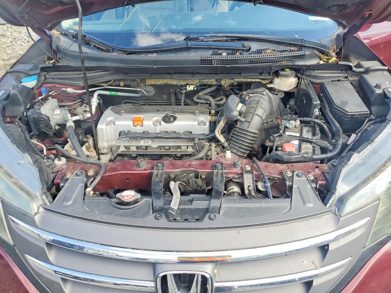 2014 Honda Cr-v Ex Maroon vin: 5J6RM4H59EL118213