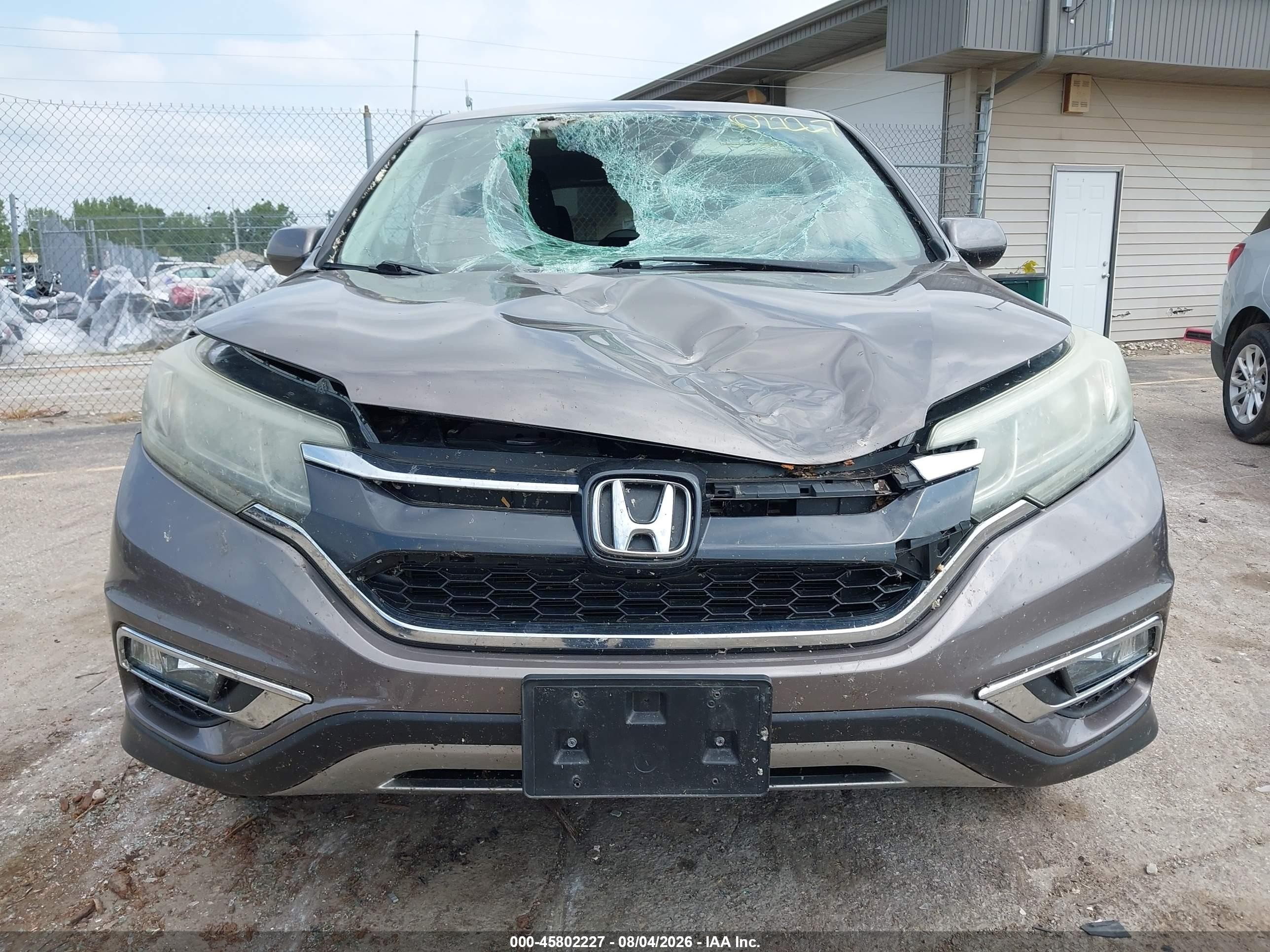 2015 Honda Cr-v Ex Brown vin: 5J6RM4H59FL039237