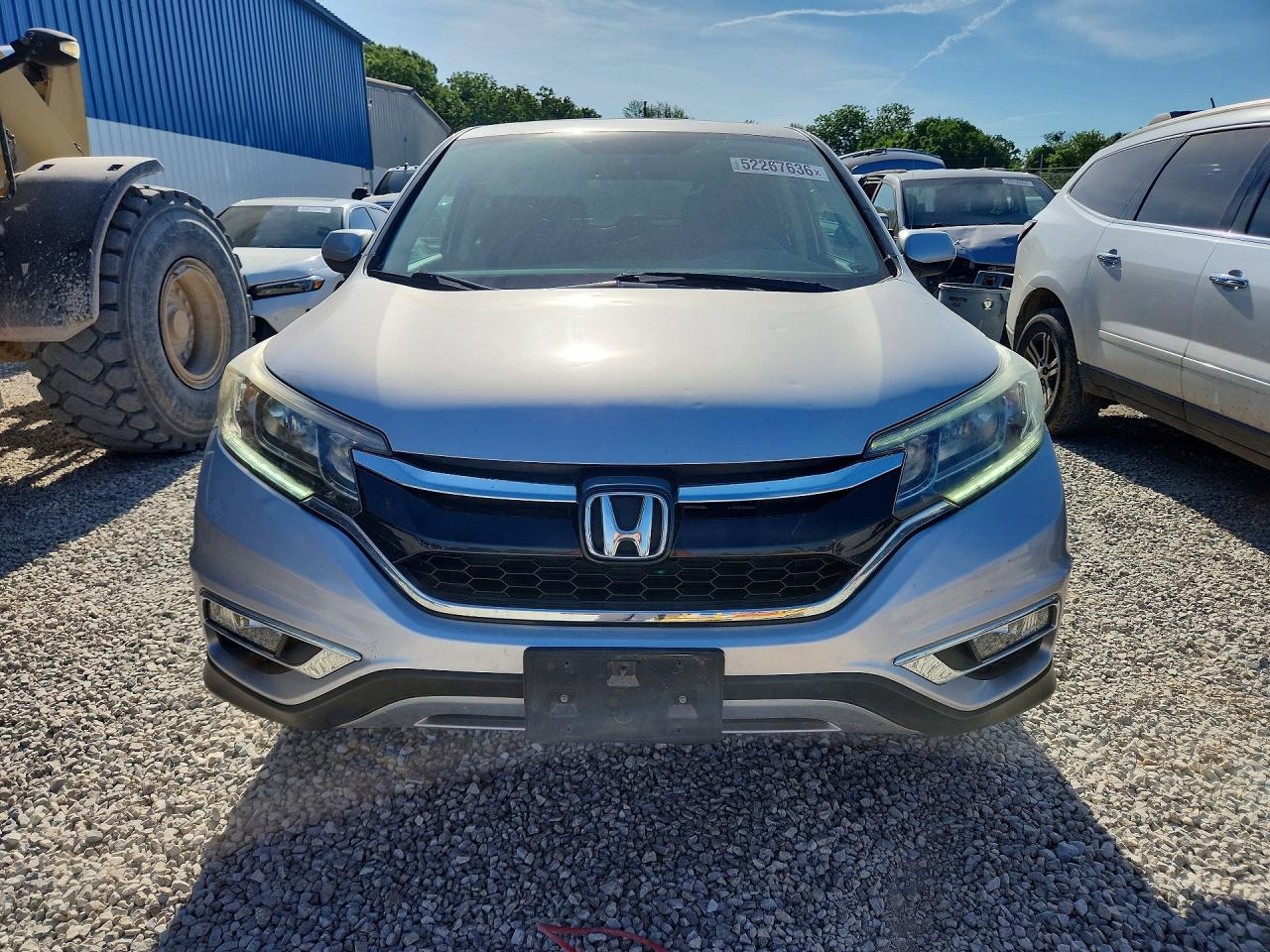 2015 Honda Cr-v Ex Silver vin: 5J6RM4H59FL041229