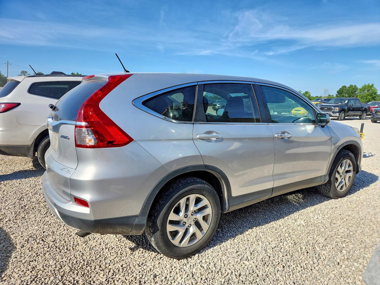 2015 Honda Cr-v Ex Silver vin: 5J6RM4H59FL041229