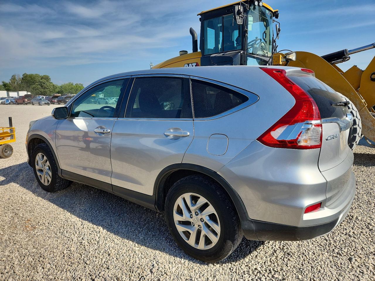 2015 Honda Cr-v Ex Silver vin: 5J6RM4H59FL041229