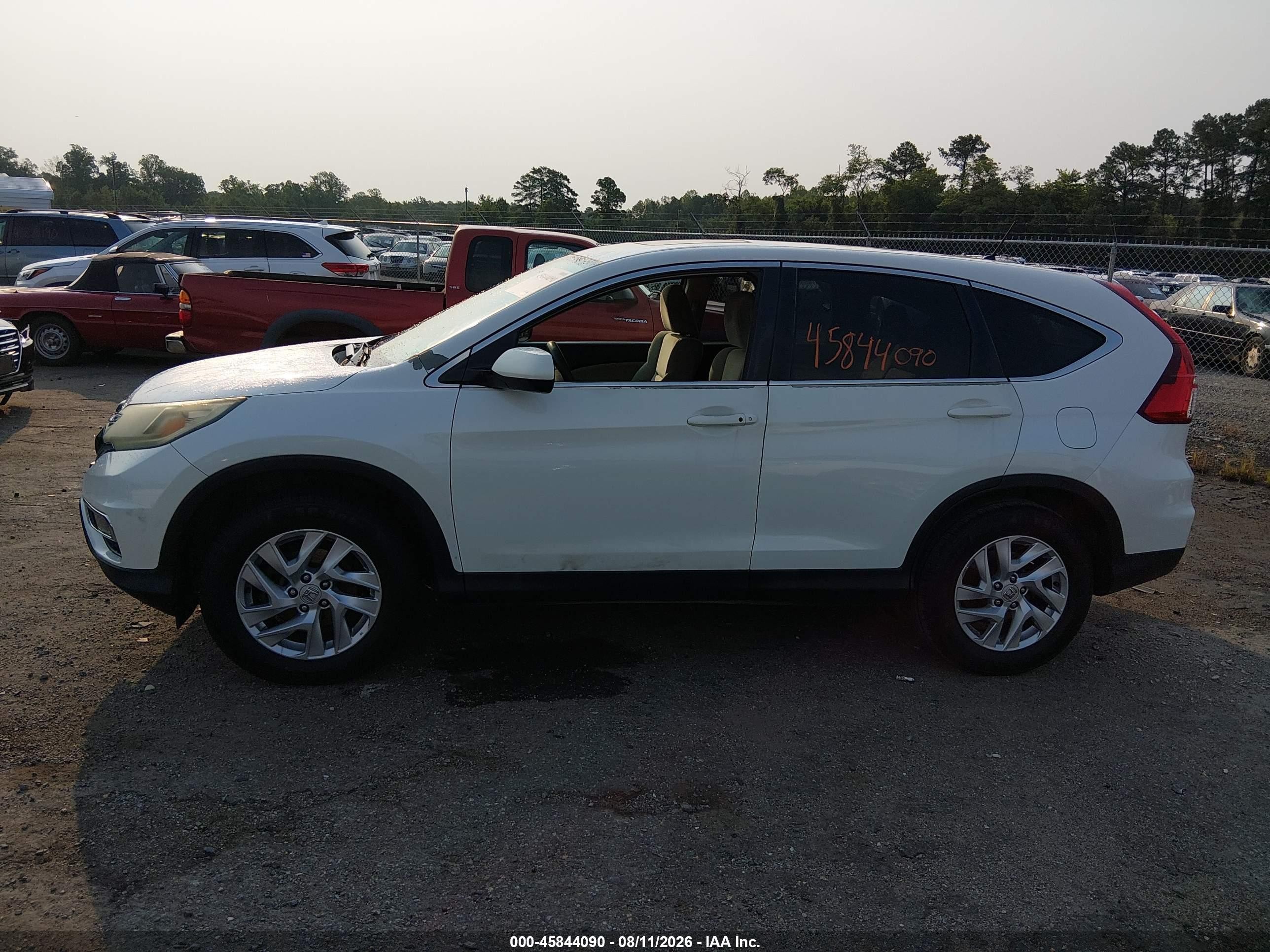 2015 Honda Cr-v Ex Белый vin: 5J6RM4H59FL074599