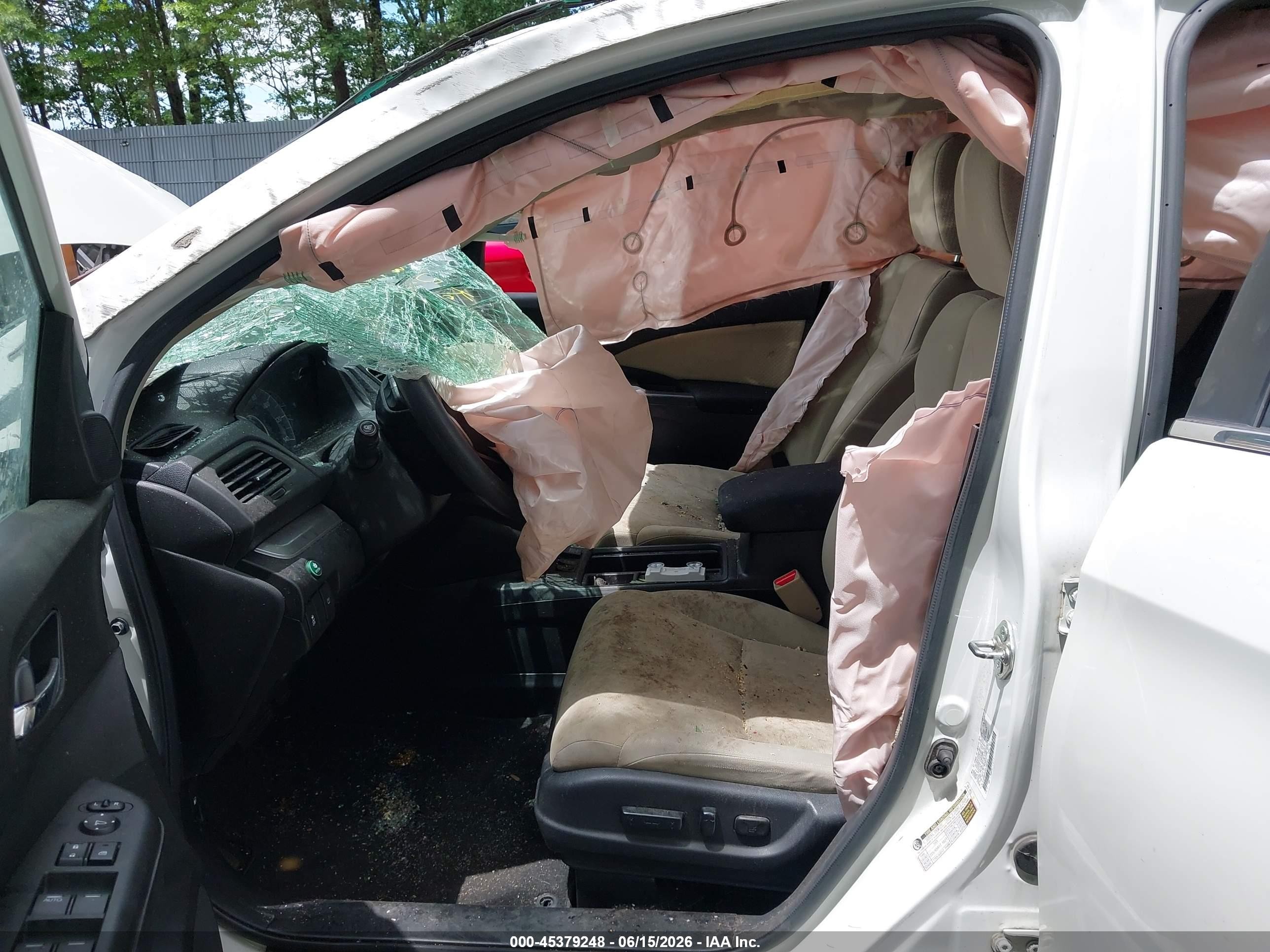 2015 Honda Cr-v Ex White vin: 5J6RM4H59FL086882
