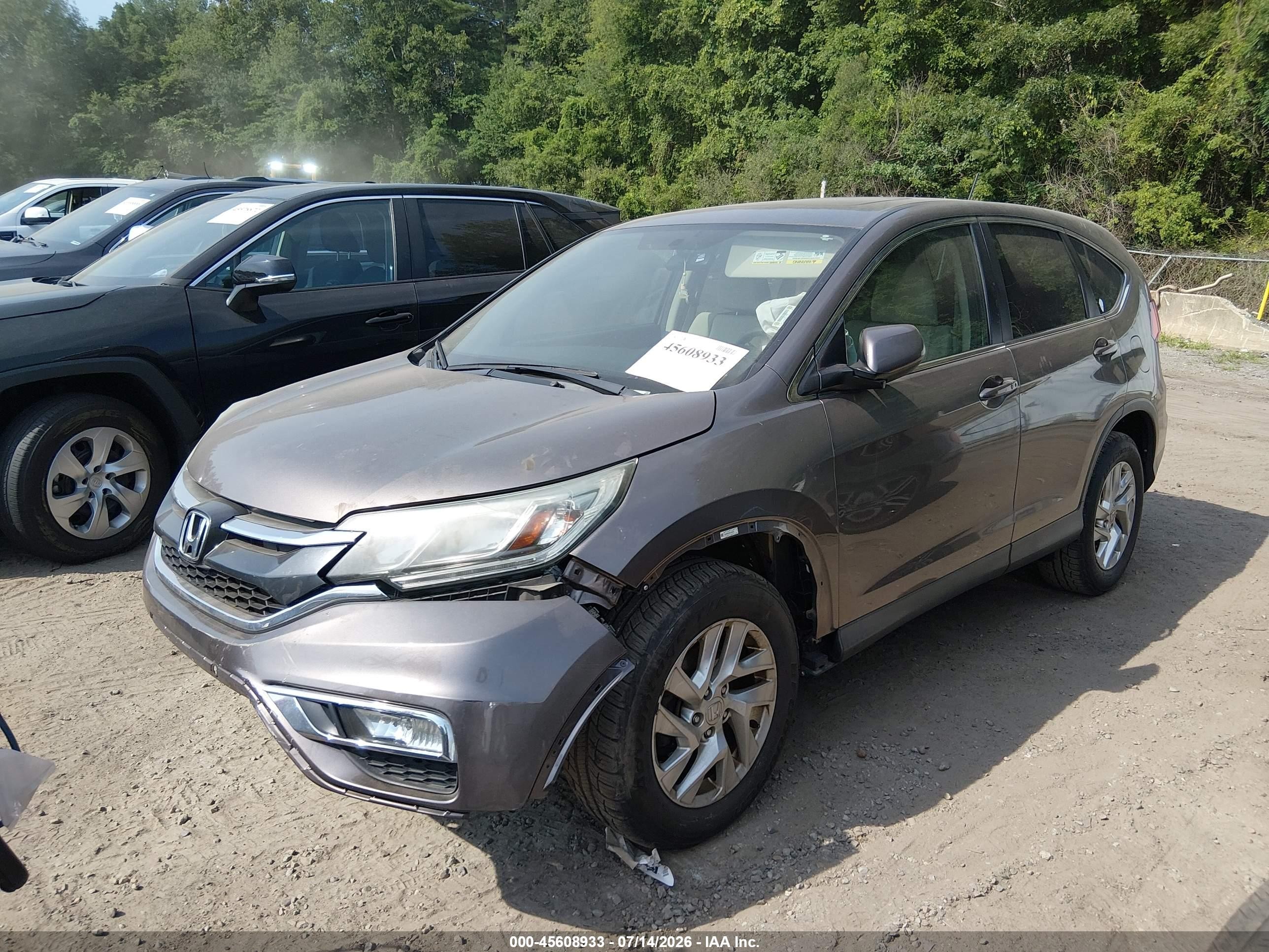 2015 Honda Cr-v Ex Brown vin: 5J6RM4H59FL091404