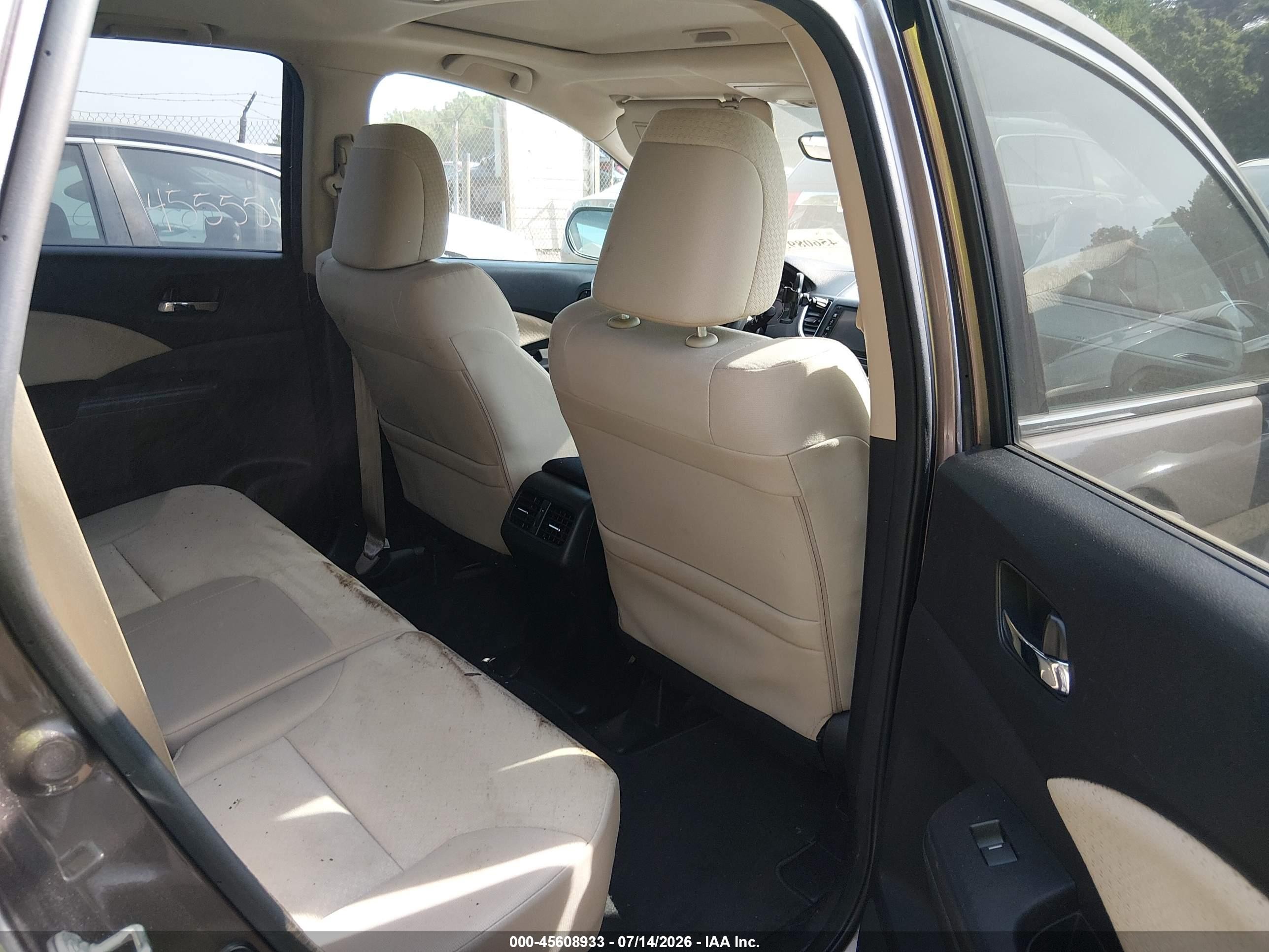 2015 Honda Cr-v Ex Brown vin: 5J6RM4H59FL091404