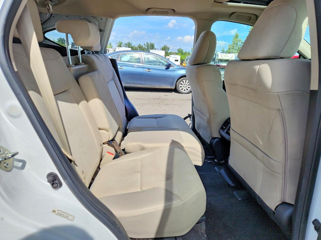 2015 Honda Cr-v Ex White vin: 5J6RM4H59FL103020