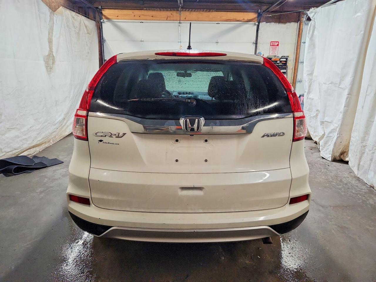 2015 Honda Cr-v Ex White vin: 5J6RM4H59FL134428
