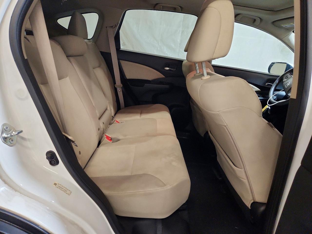 2015 Honda Cr-v Ex White vin: 5J6RM4H59FL134428