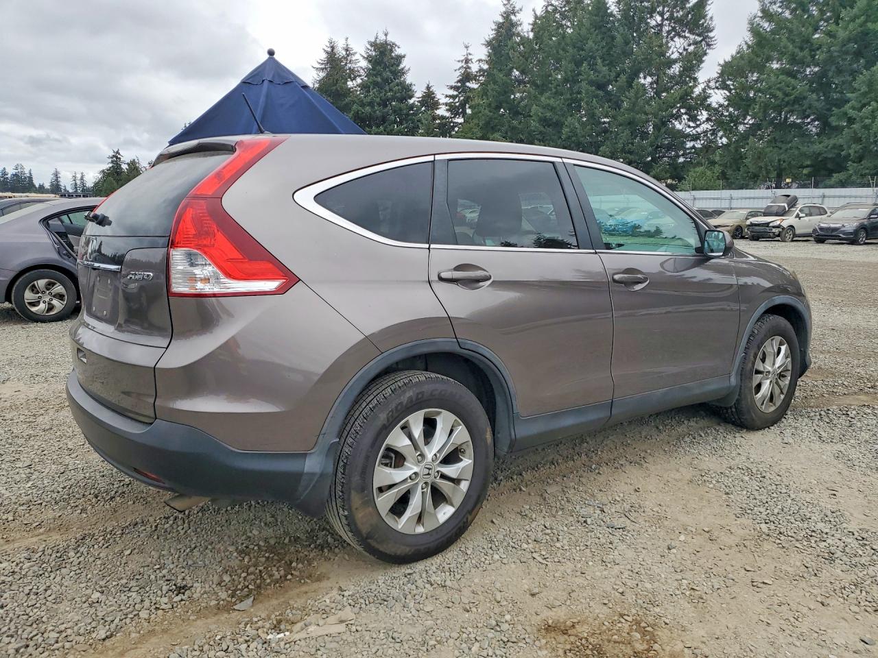 2012 Honda Cr-v Ex Gray vin: 5J6RM4H5XCL001222