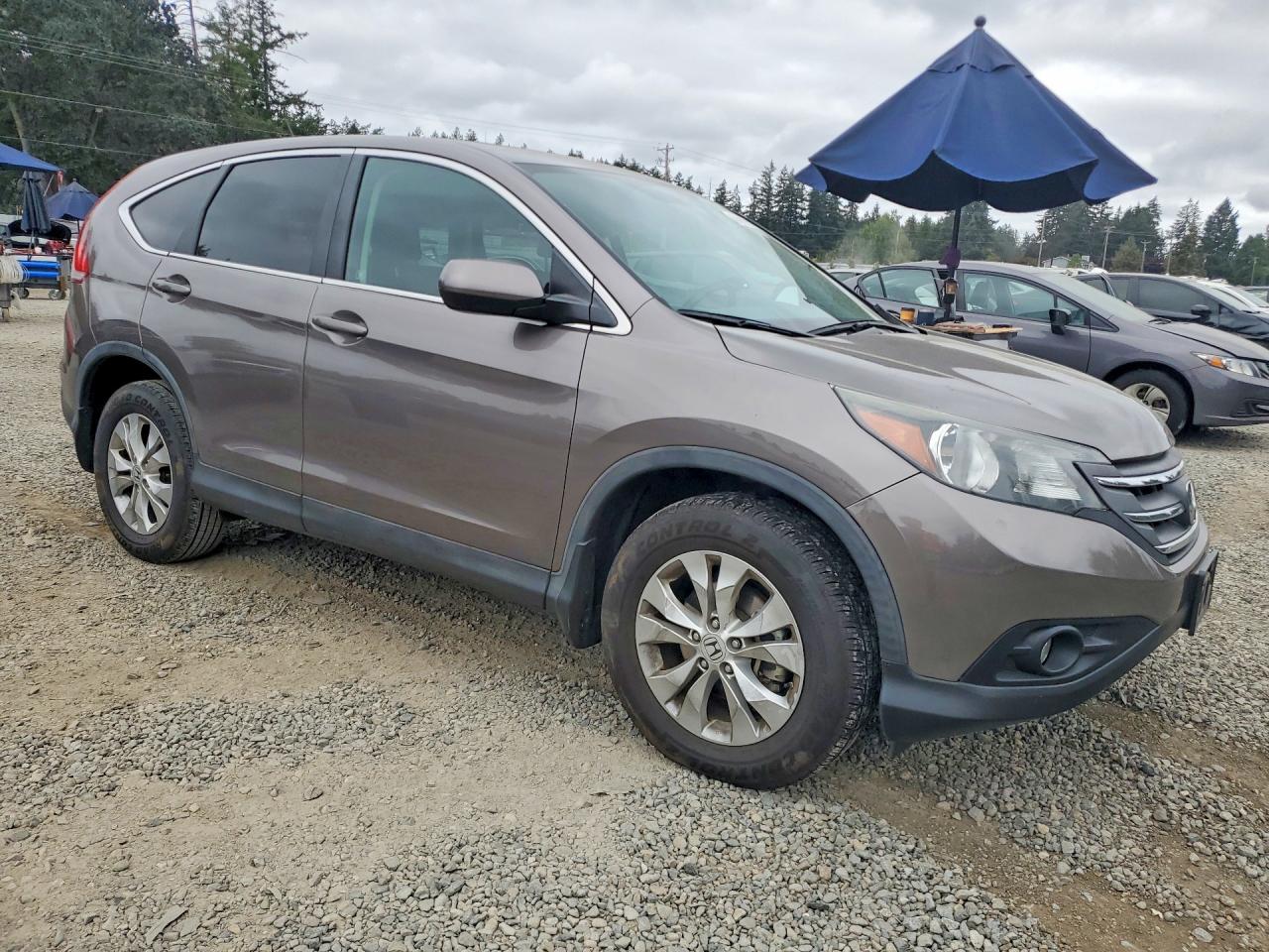 2012 Honda Cr-v Ex Gray vin: 5J6RM4H5XCL001222