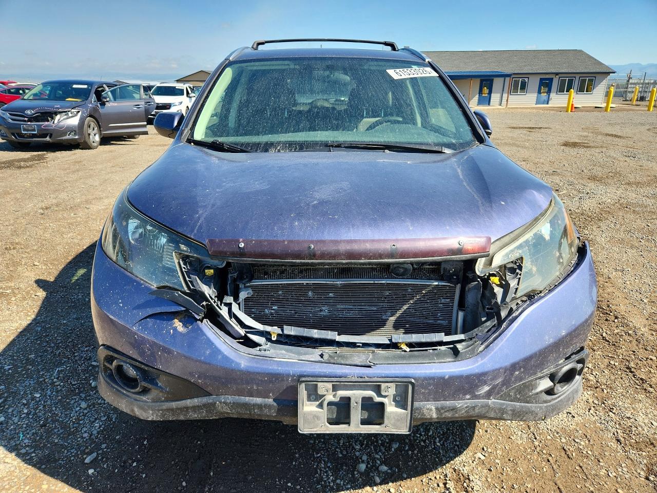 2012 Honda Cr-v Ex Blue vin: 5J6RM4H5XCL009806