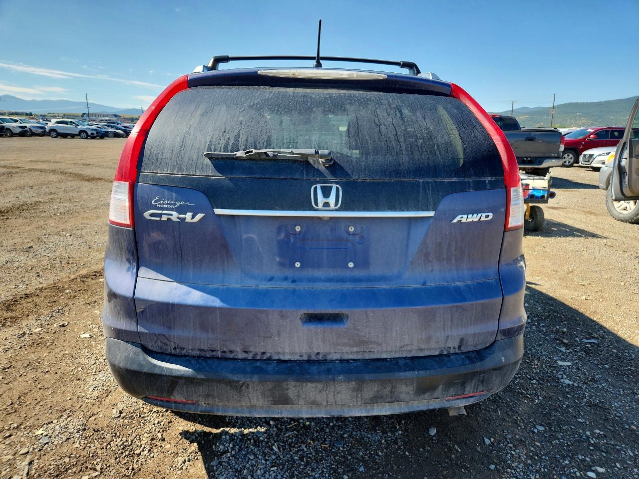 2012 Honda Cr-v Ex Blue vin: 5J6RM4H5XCL009806