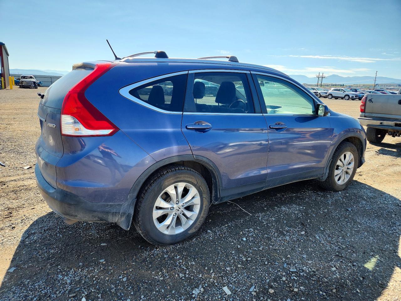 2012 Honda Cr-v Ex Blue vin: 5J6RM4H5XCL009806