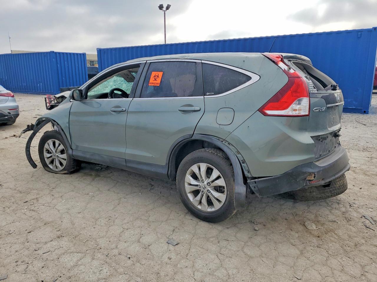 2012 Honda Cr-v Ex Green vin: 5J6RM4H5XCL012253