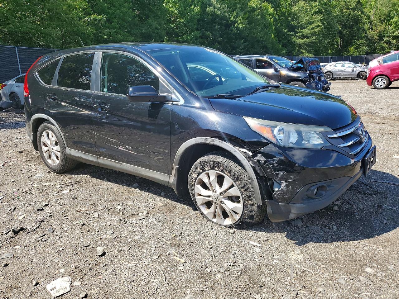 2012 Honda Cr-v Ex Black vin: 5J6RM4H5XCL021051
