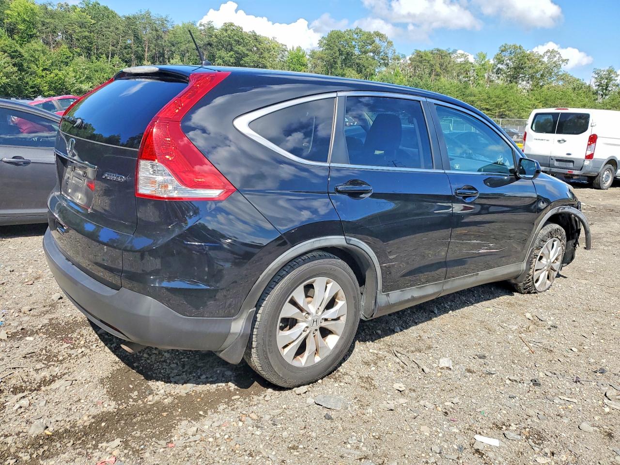 2012 Honda Cr-v Ex Black vin: 5J6RM4H5XCL021051