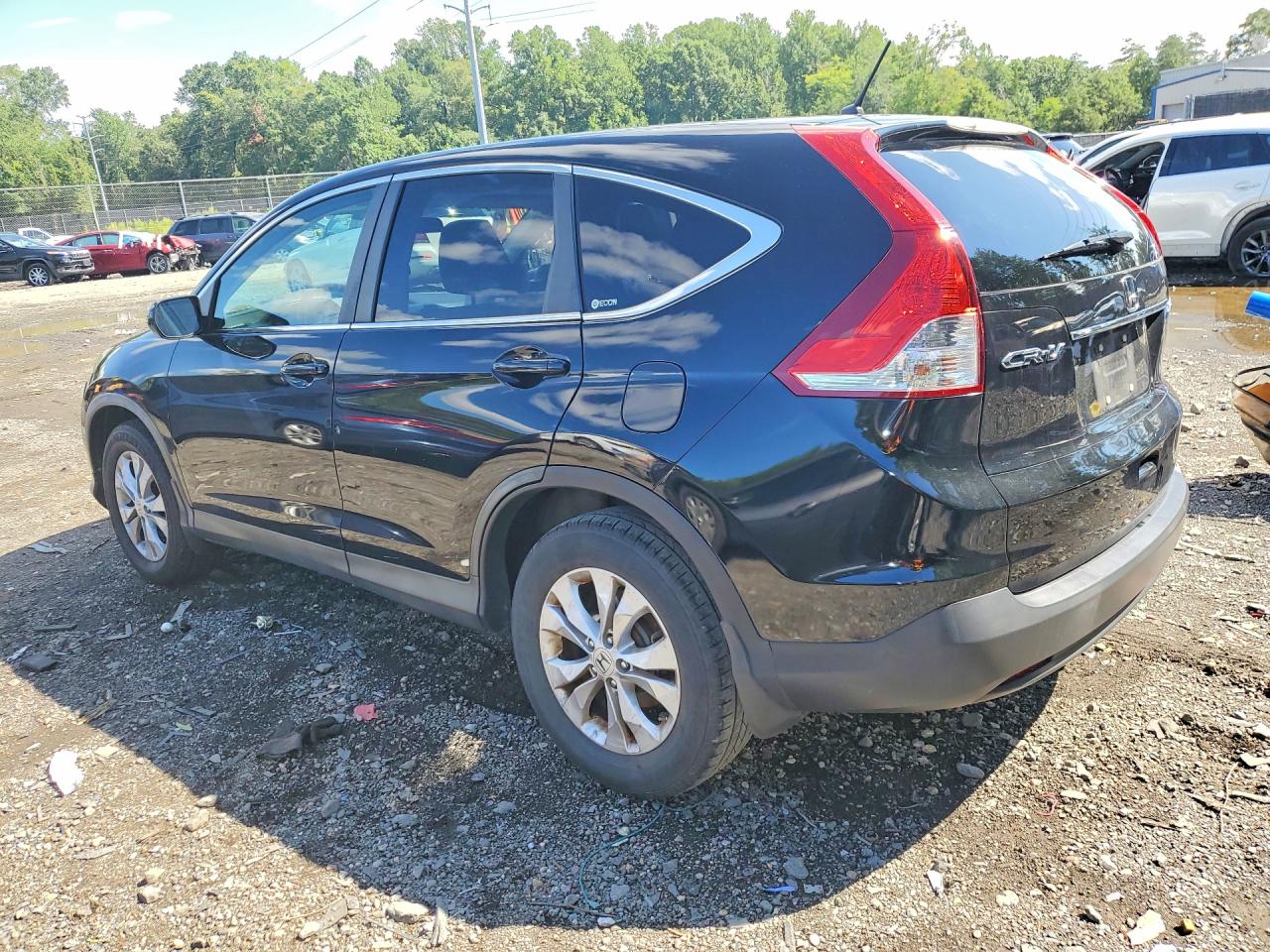 2012 Honda Cr-v Ex Black vin: 5J6RM4H5XCL021051