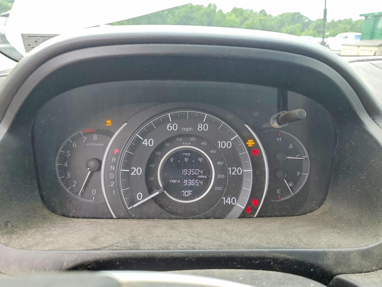 2012 Honda Cr-v Ex Brown vin: 5J6RM4H5XCL027531