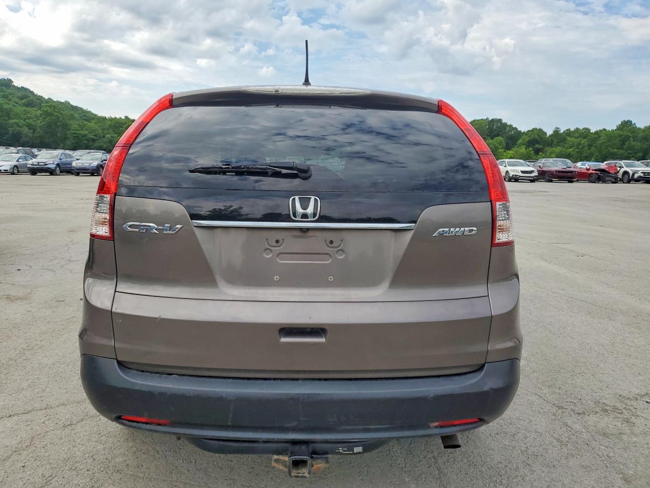 2012 Honda Cr-v Ex Brown vin: 5J6RM4H5XCL027531