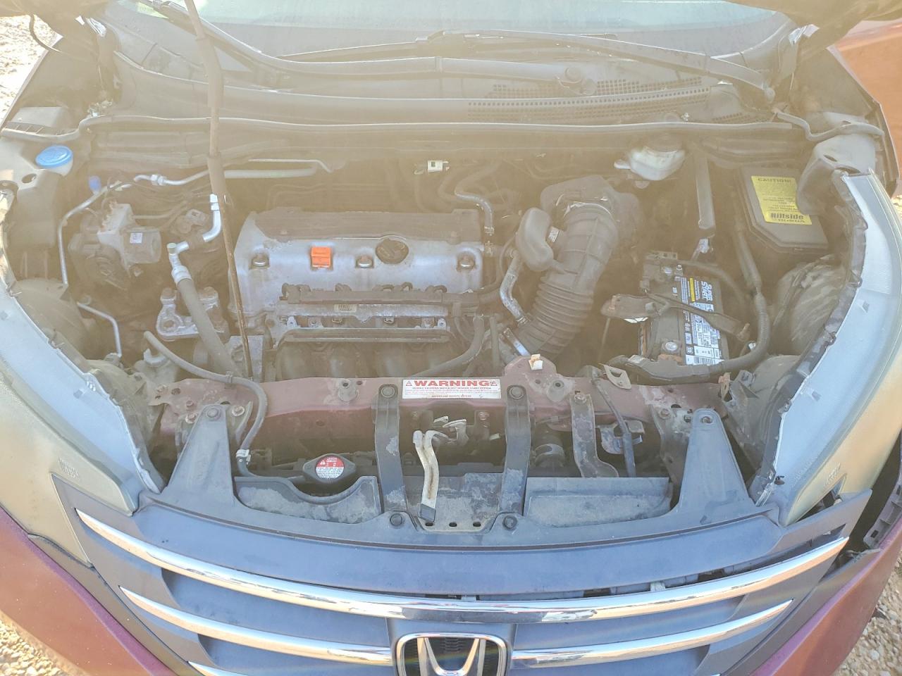 2012 Honda Cr-v Ex Burgundy vin: 5J6RM4H5XCL028727