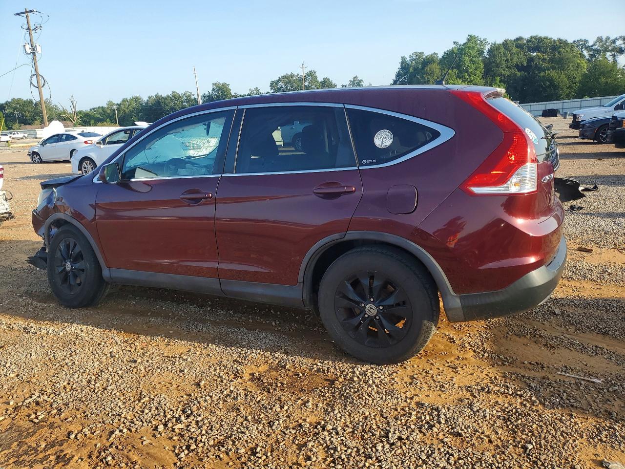 2012 Honda Cr-v Ex Burgundy vin: 5J6RM4H5XCL028727