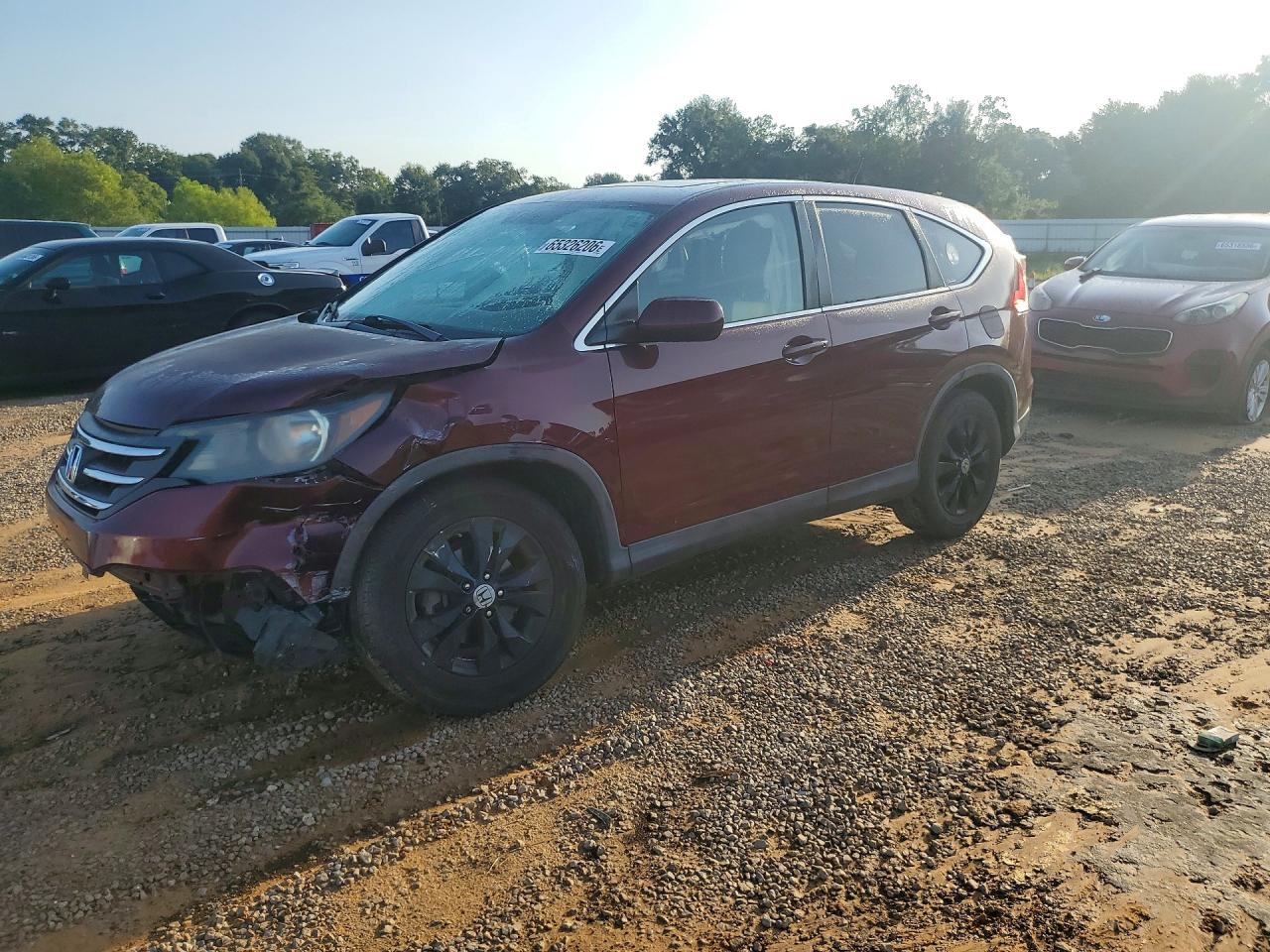 2012 Honda Cr-v Ex Бордовый vin: 5J6RM4H5XCL028727