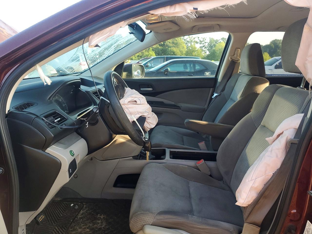 2012 Honda Cr-v Ex Burgundy vin: 5J6RM4H5XCL028727